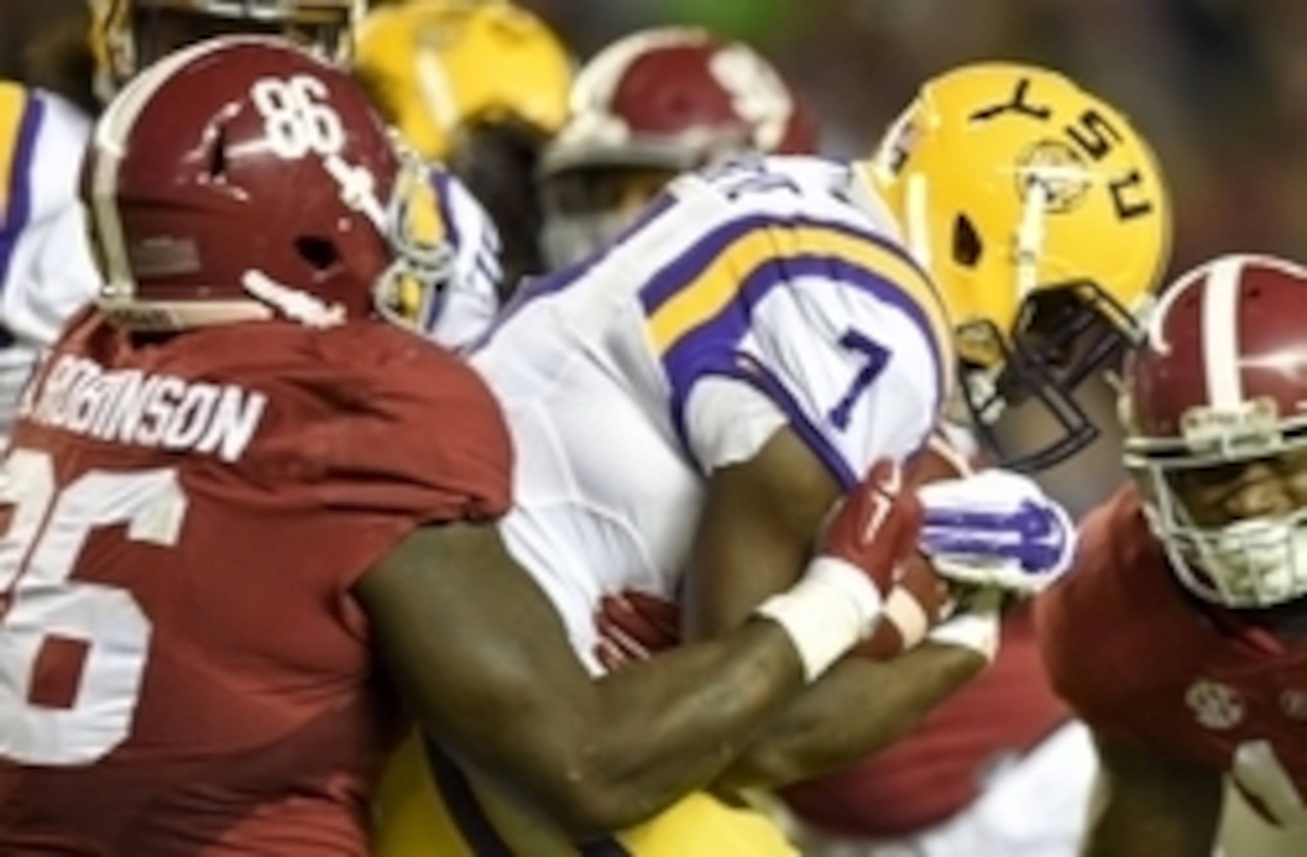 Alabama DL A'Shawn Robinson (left)
