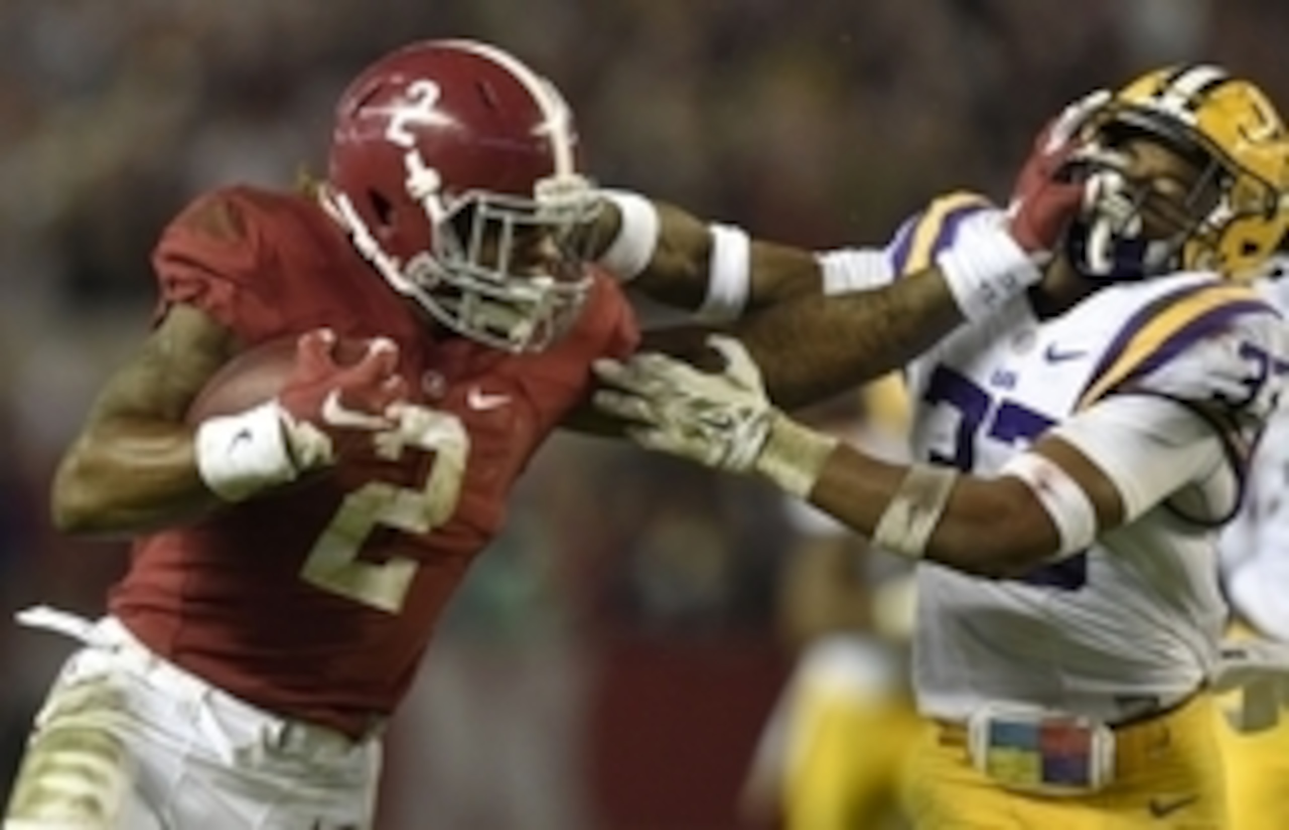 Alabama RB Derrick Henry (left)