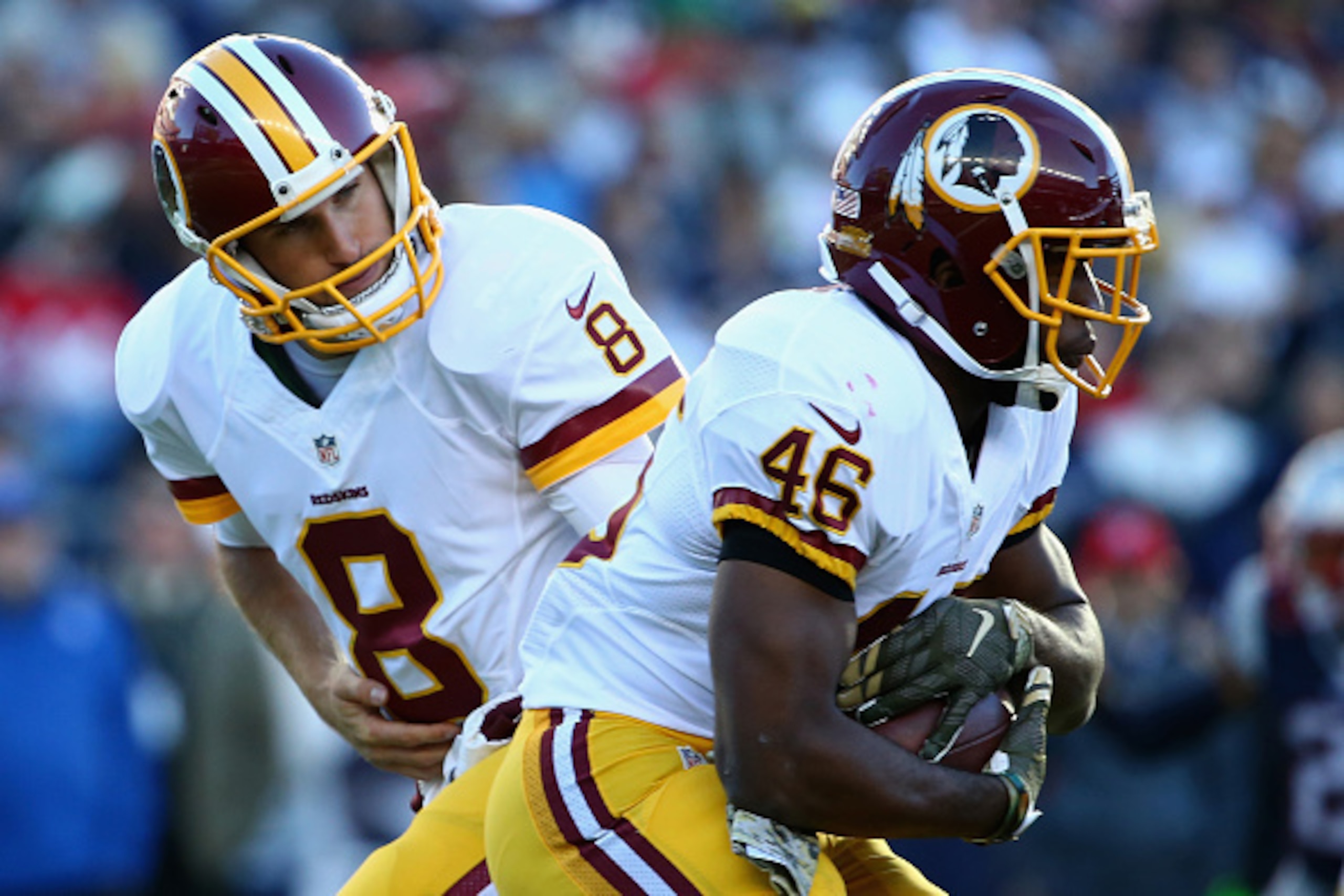 Washington's season-long struggles on the ground continued in Week 9.
