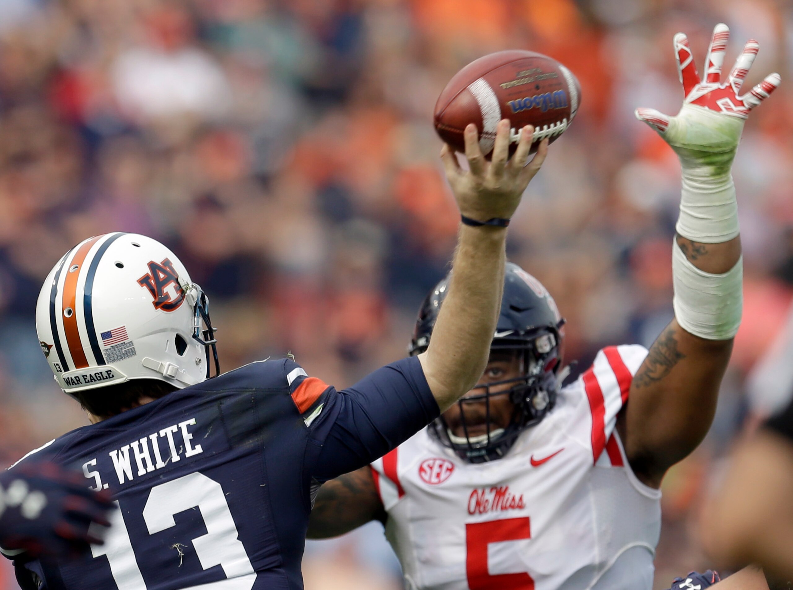 Robert Nkemdiche is one of college football's most intimidating defensive linemen.