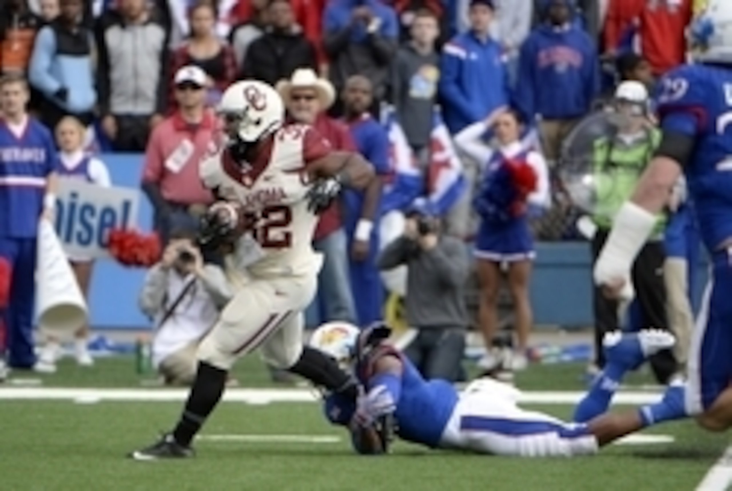 Samaje Perine has seen his role reduced in Oklahoma's new offense.