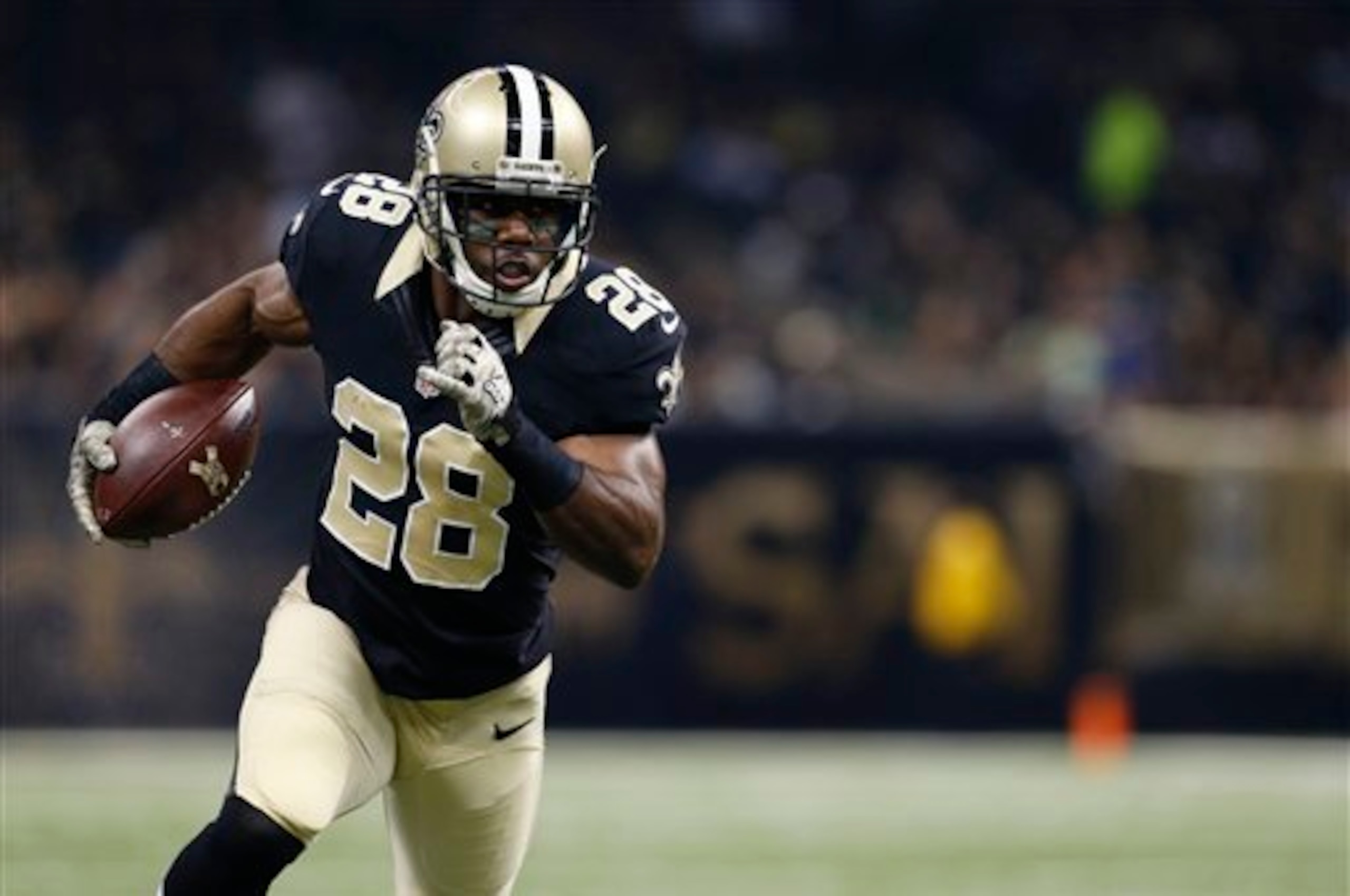 C.J. Spiller continues to see minimal usage in New Orleans.