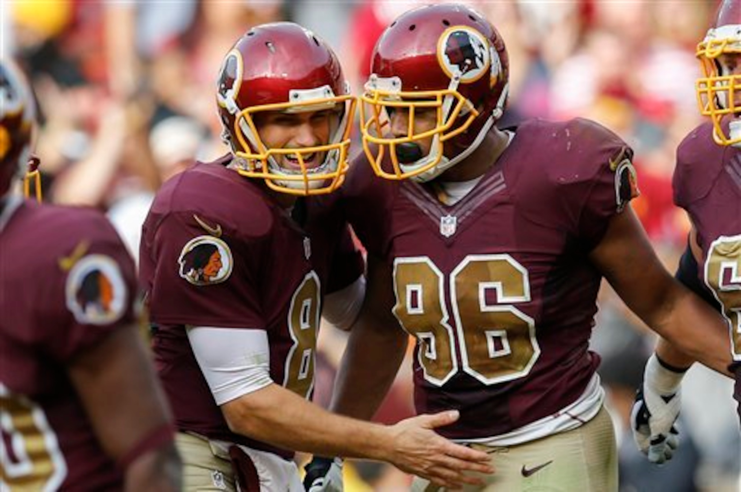 Jordan Reed continues to make the best of a bad situation.
