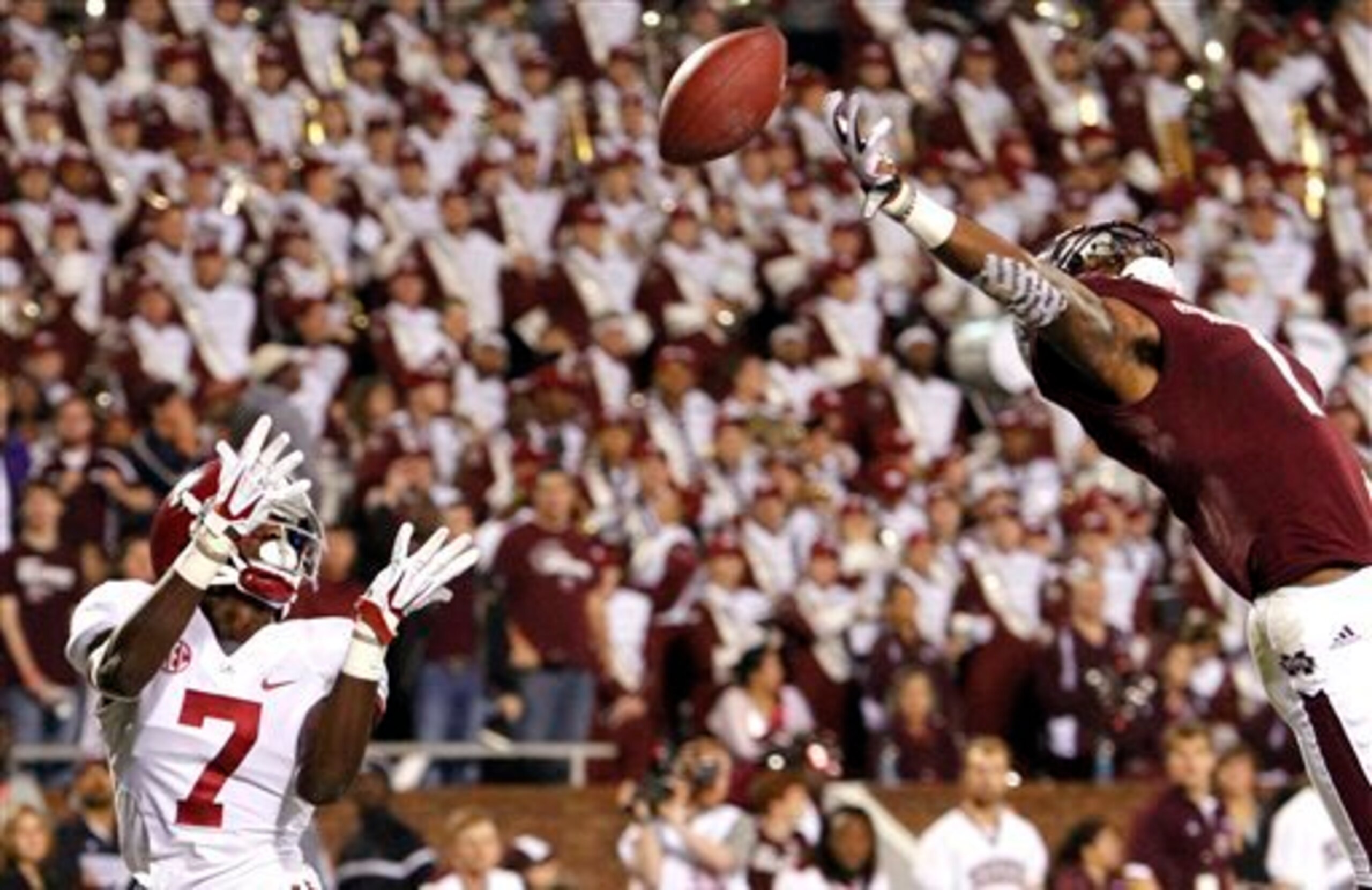 Alabama will look to pull out another victory at Mississippi State on Saturday.