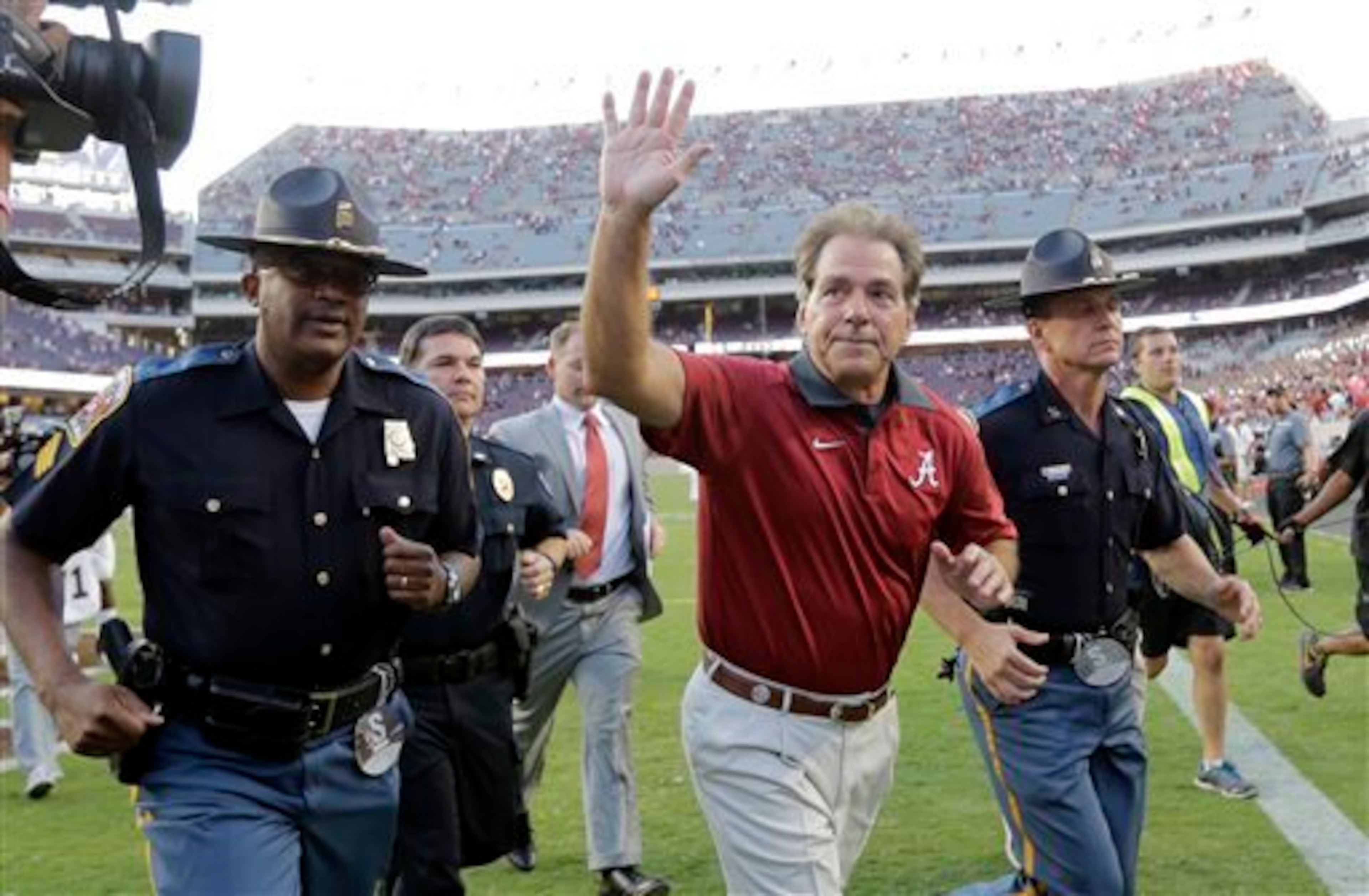 Alabama coach Nick Saban is the nation's most secure head football coach.