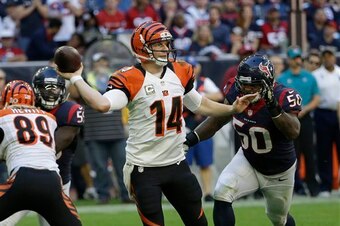 Andy Dalton and the Cincinnati Bengals host the Houston Texans in Week 10.
