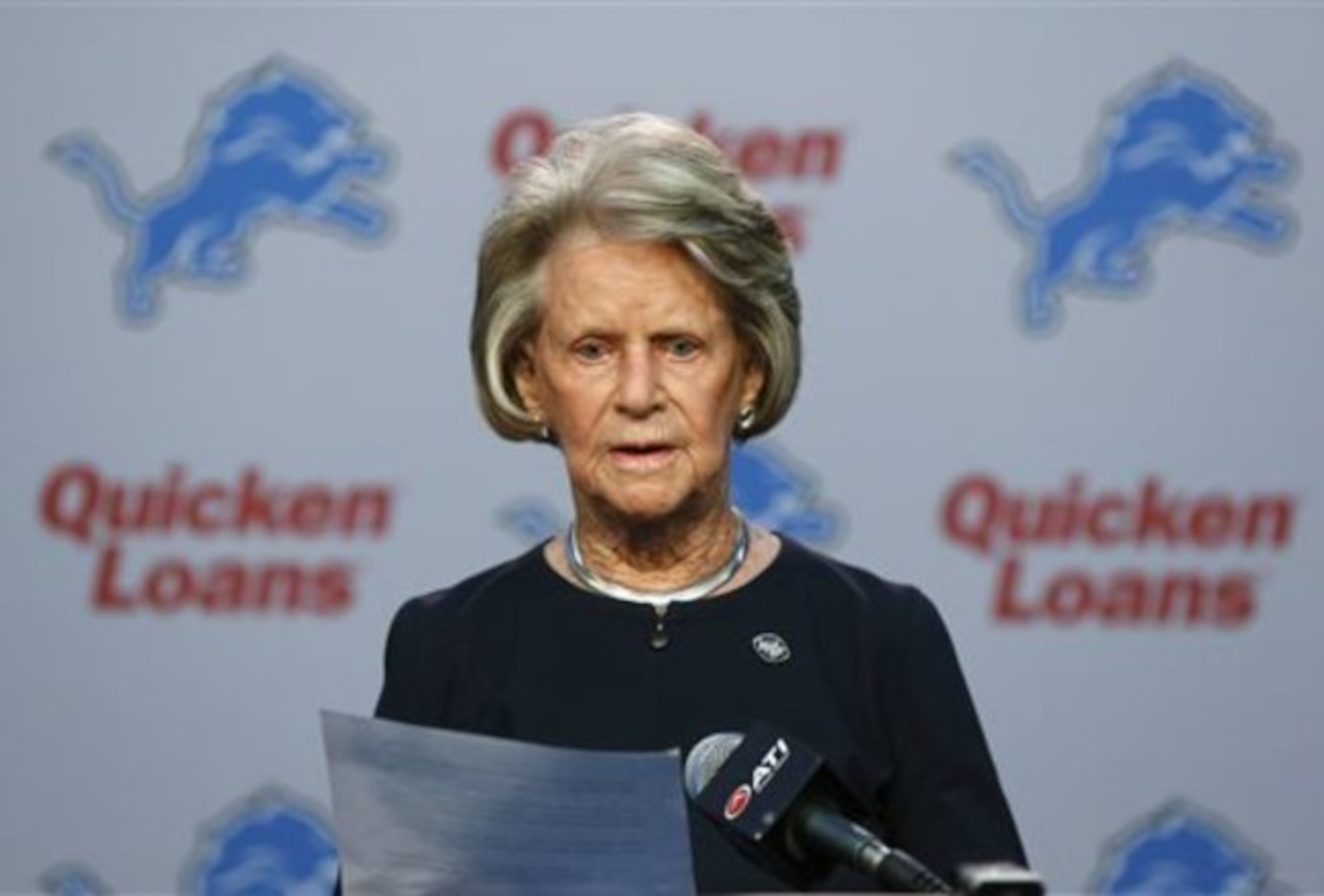 Martha Ford has already pressed the reset button for the Detroit Lions