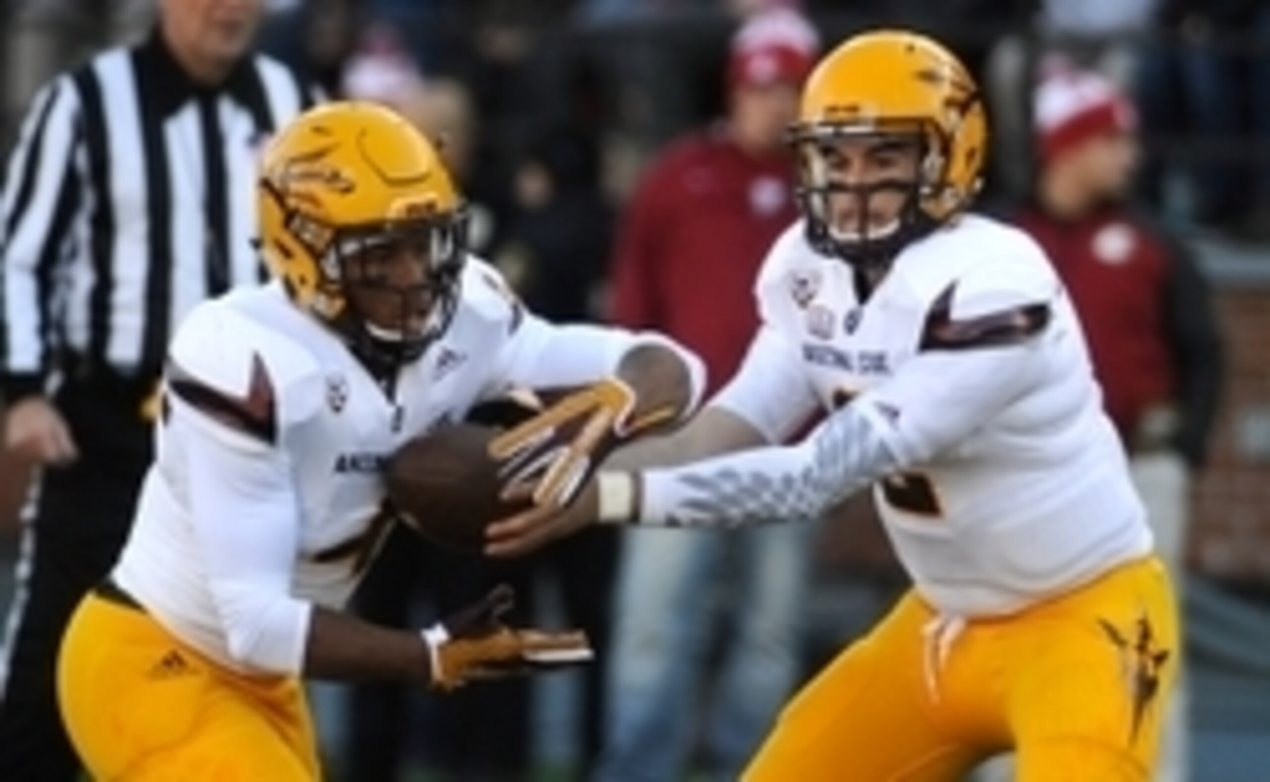 Arizona State RB Demario Richard and QB Mike Bercovici