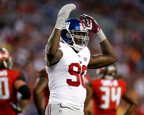 DE Jason Pierre-Paul made his season debut last Sunday against Tampa Bay.
