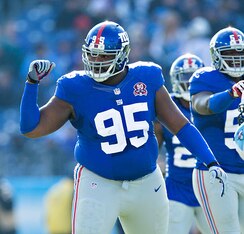 The Giants lost another player to injury, this time at a thin position.