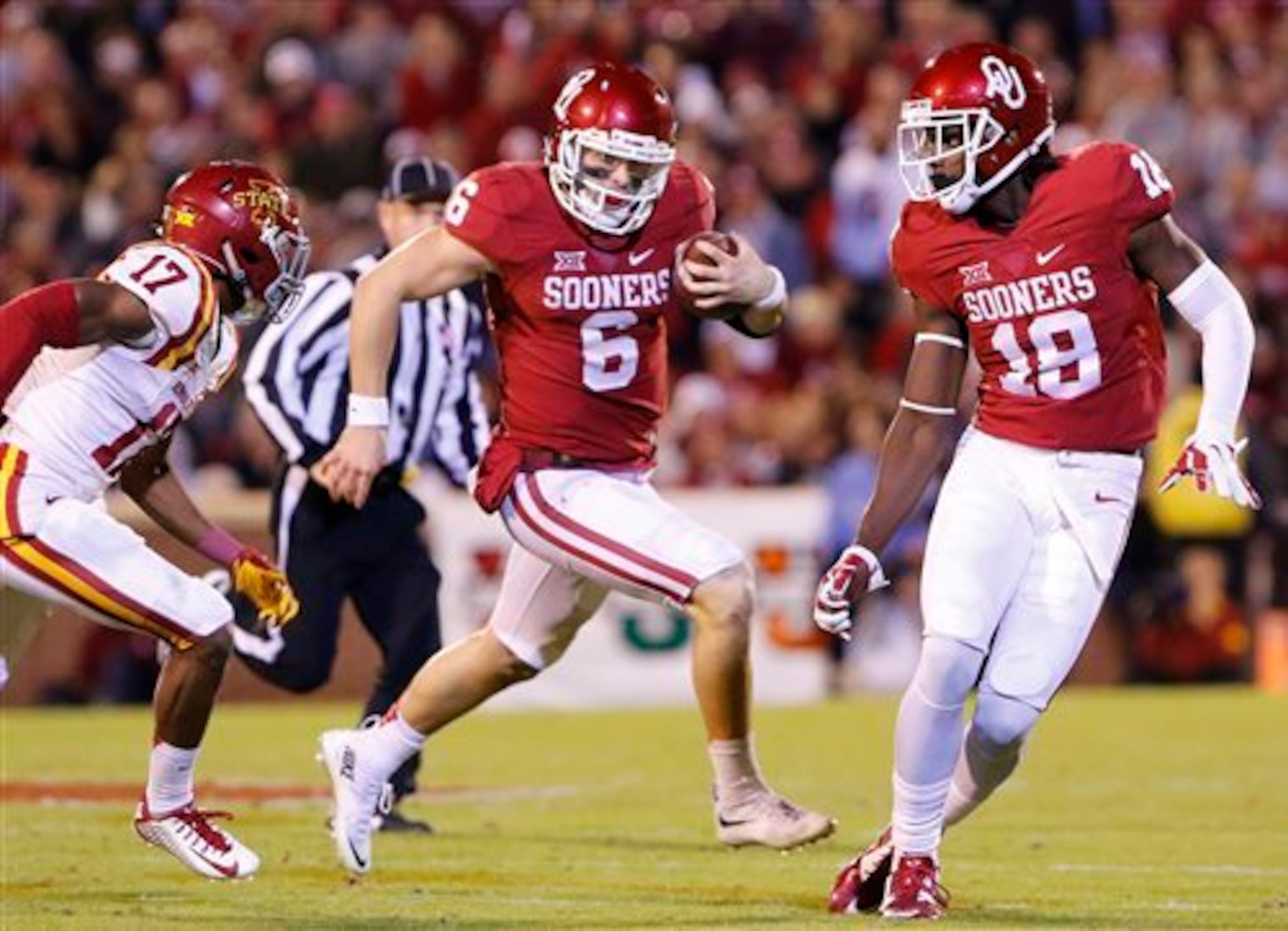 Baker Mayfield has been an excellent addition for Oklahoma's offense.
