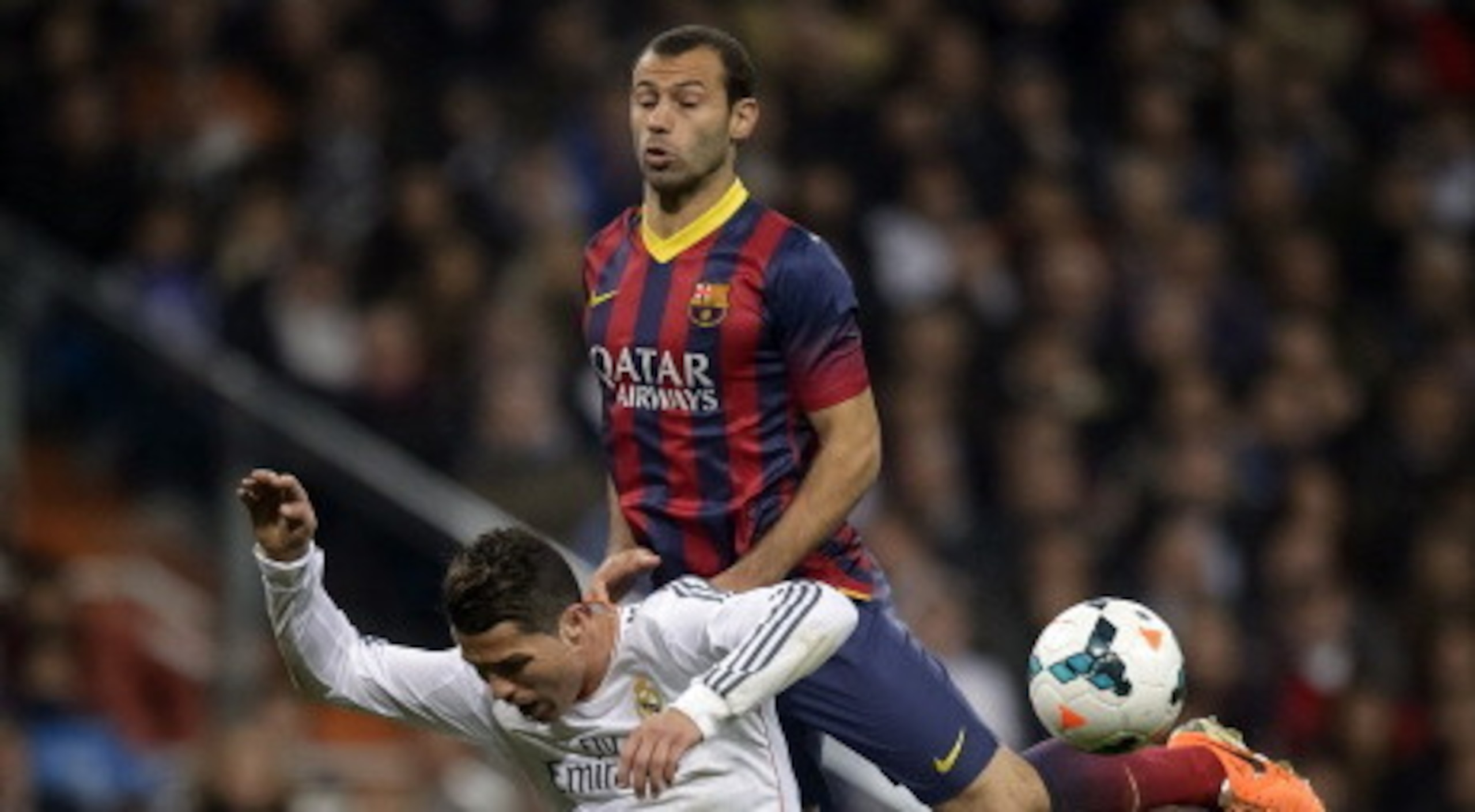 Barcelona can always rely on Javier Mascherano in the big games.