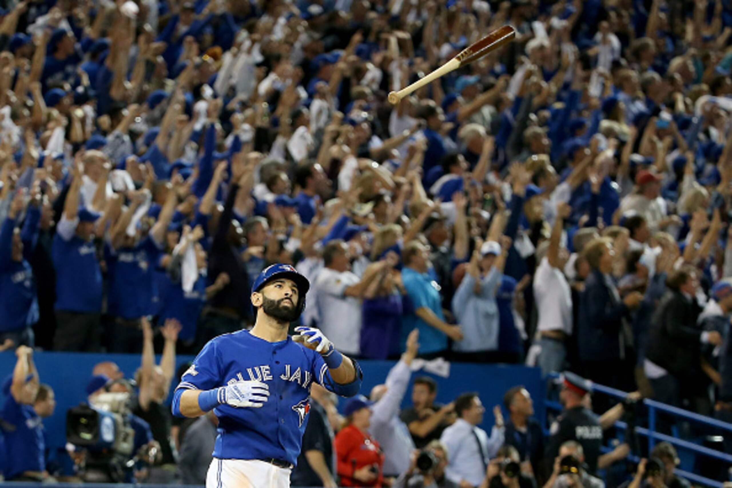 The Toronto Blue Jays hope there are more bat flips in their future.