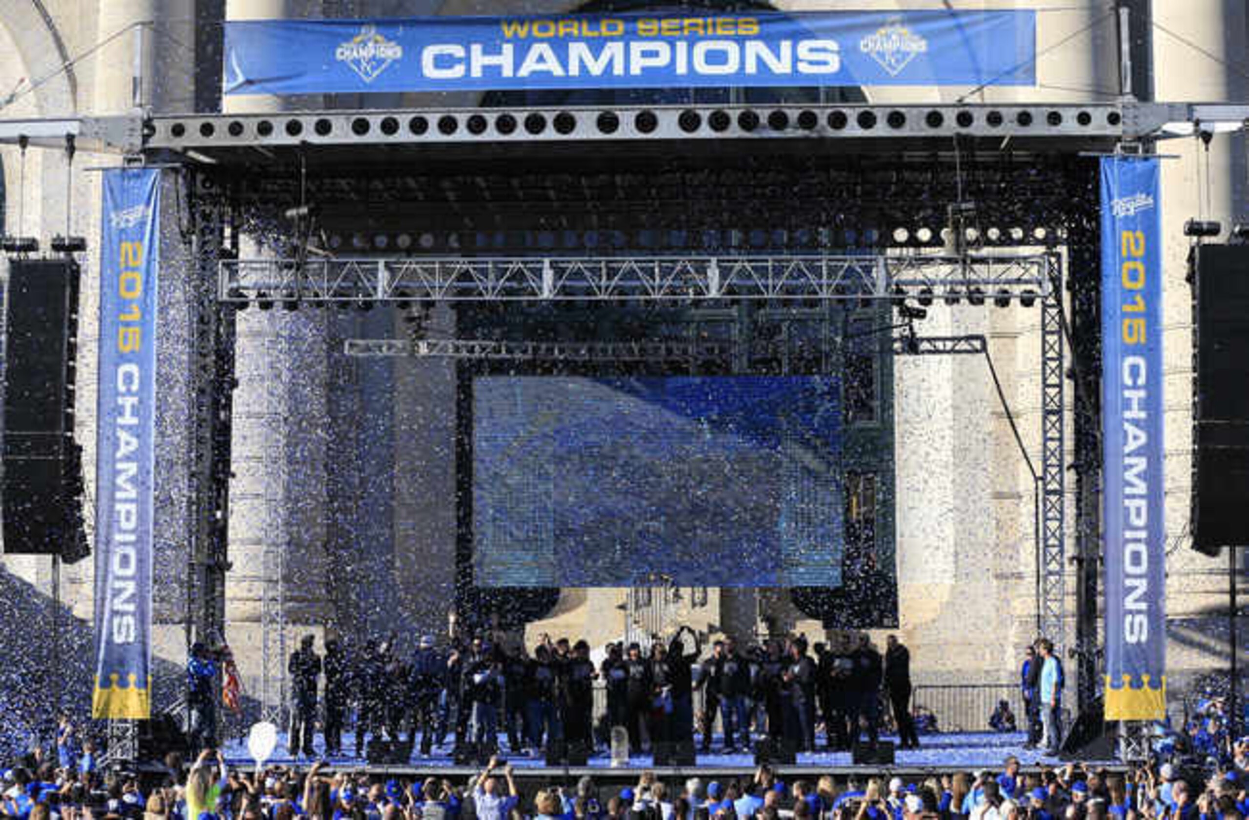 The Kansas City Royals will be up against it to repeat as World Series champions.