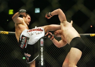 Gabriel Gonzaga (left) and Mirko Cro Cop