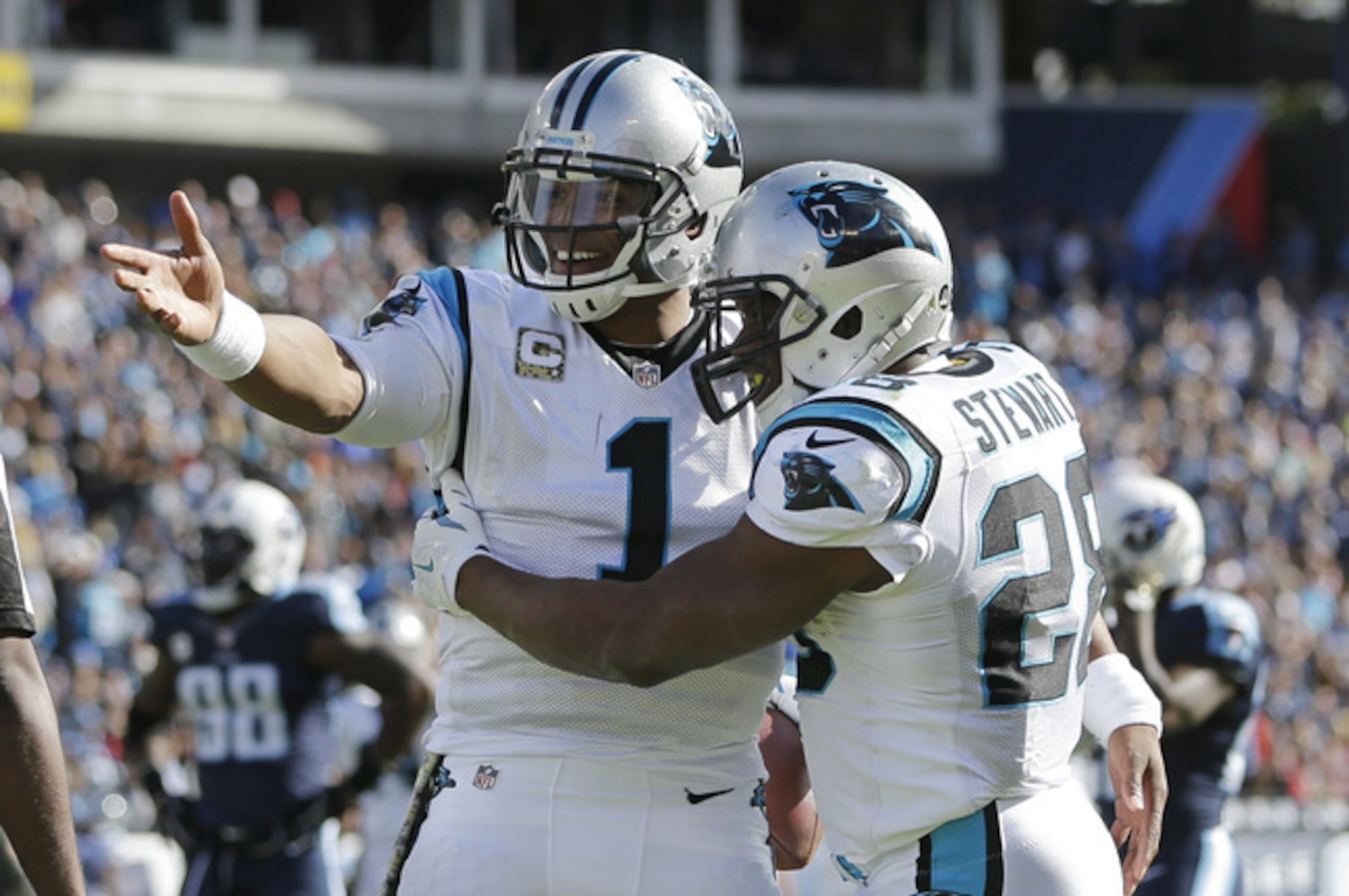 The Panthers' rushing attack is putting up 1970s numbers.
