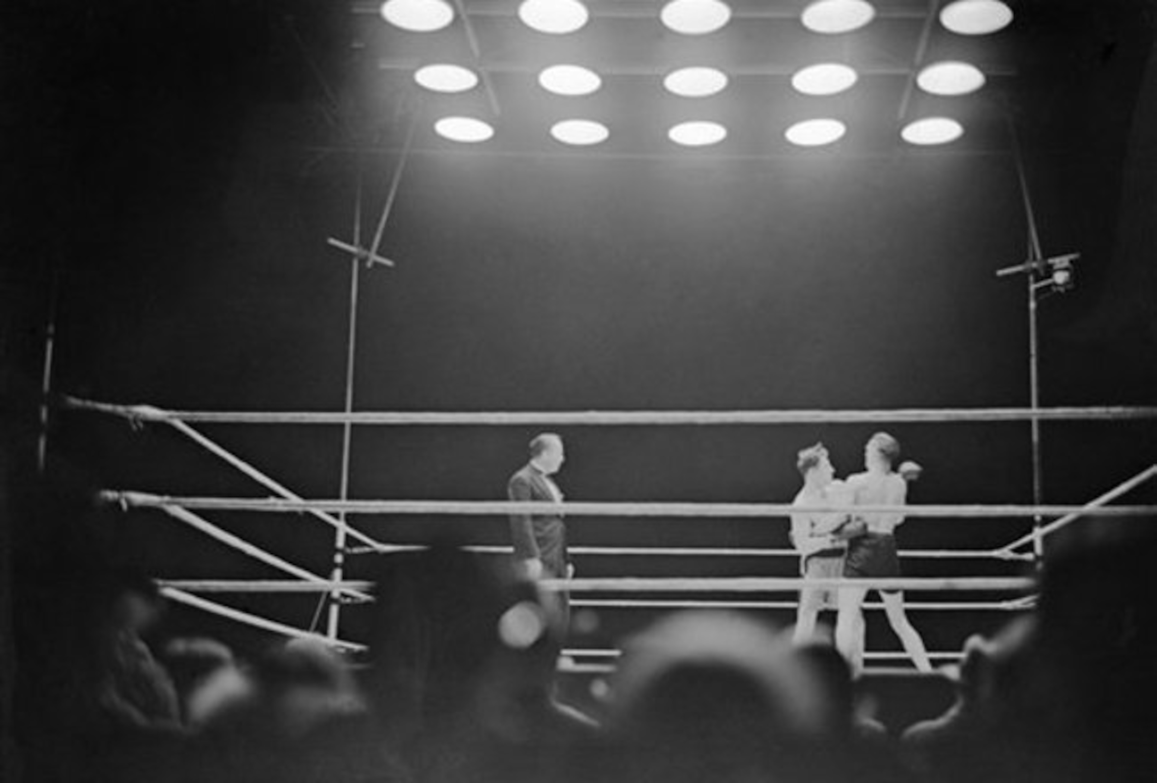 Fans, including the ones pictured above, were treated to the rivalry way back in 1934.