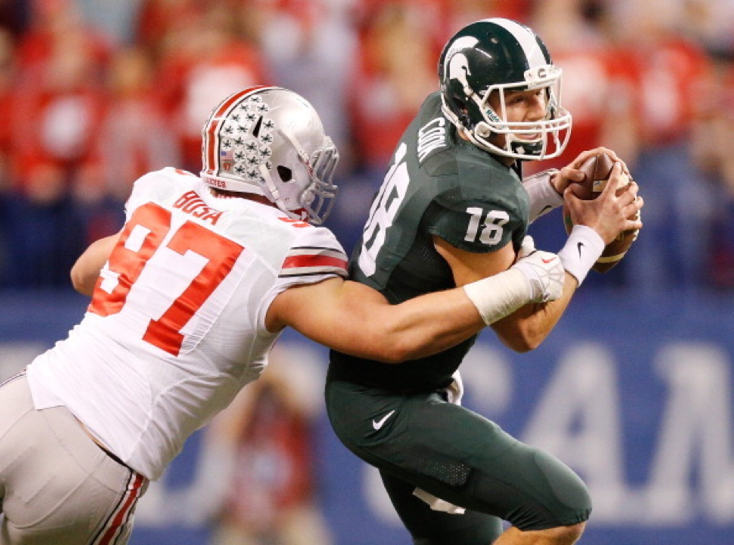 Ohio State DE Joey Bosa and Michigan State QB Connor Cook