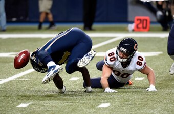 Return man Marc Mariani lost a fumble in Week 10 against St. Louis.