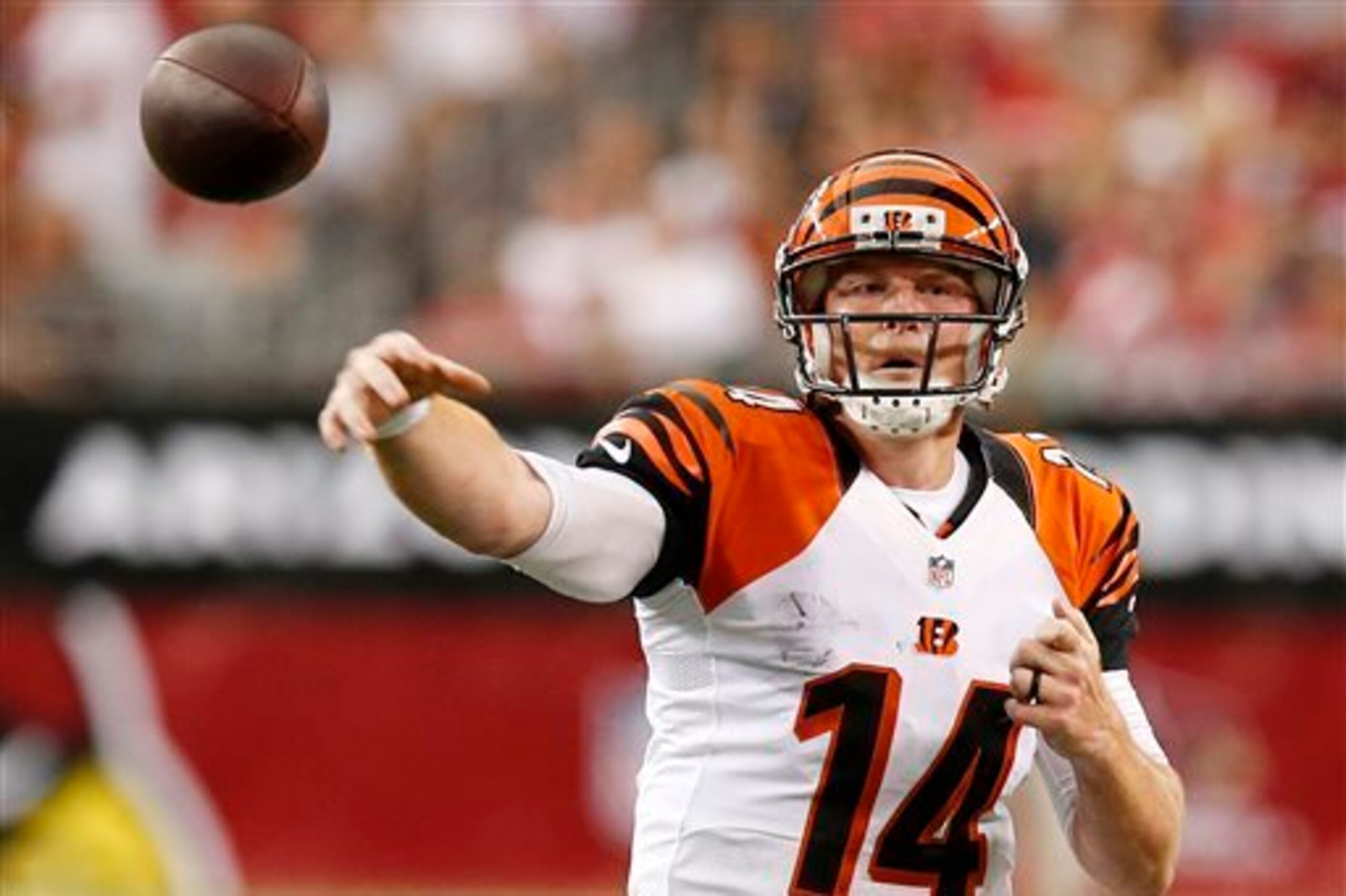 Andy Dalton and the Cincinnati Bengals visit the Arizona Cardinals Sunday.