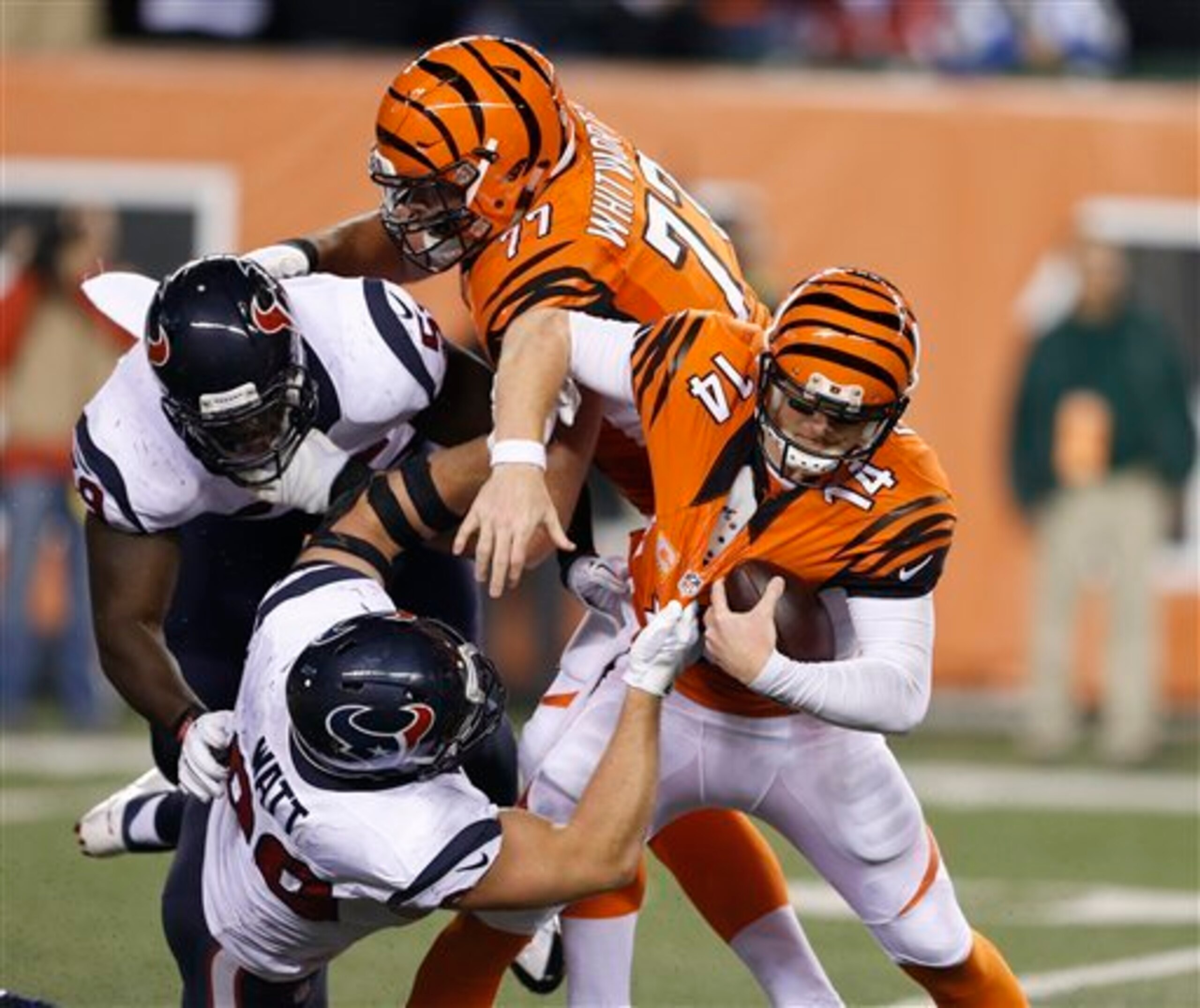 Cincinnati couldn't escape Houston last week.
