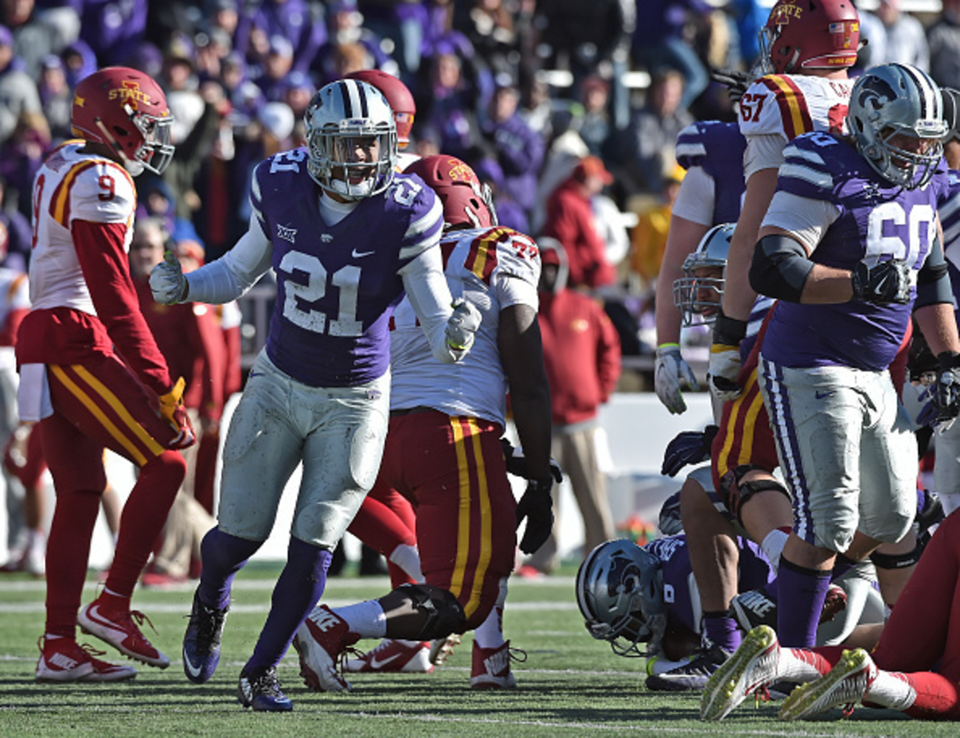 Kansas State DB Kendall Adams