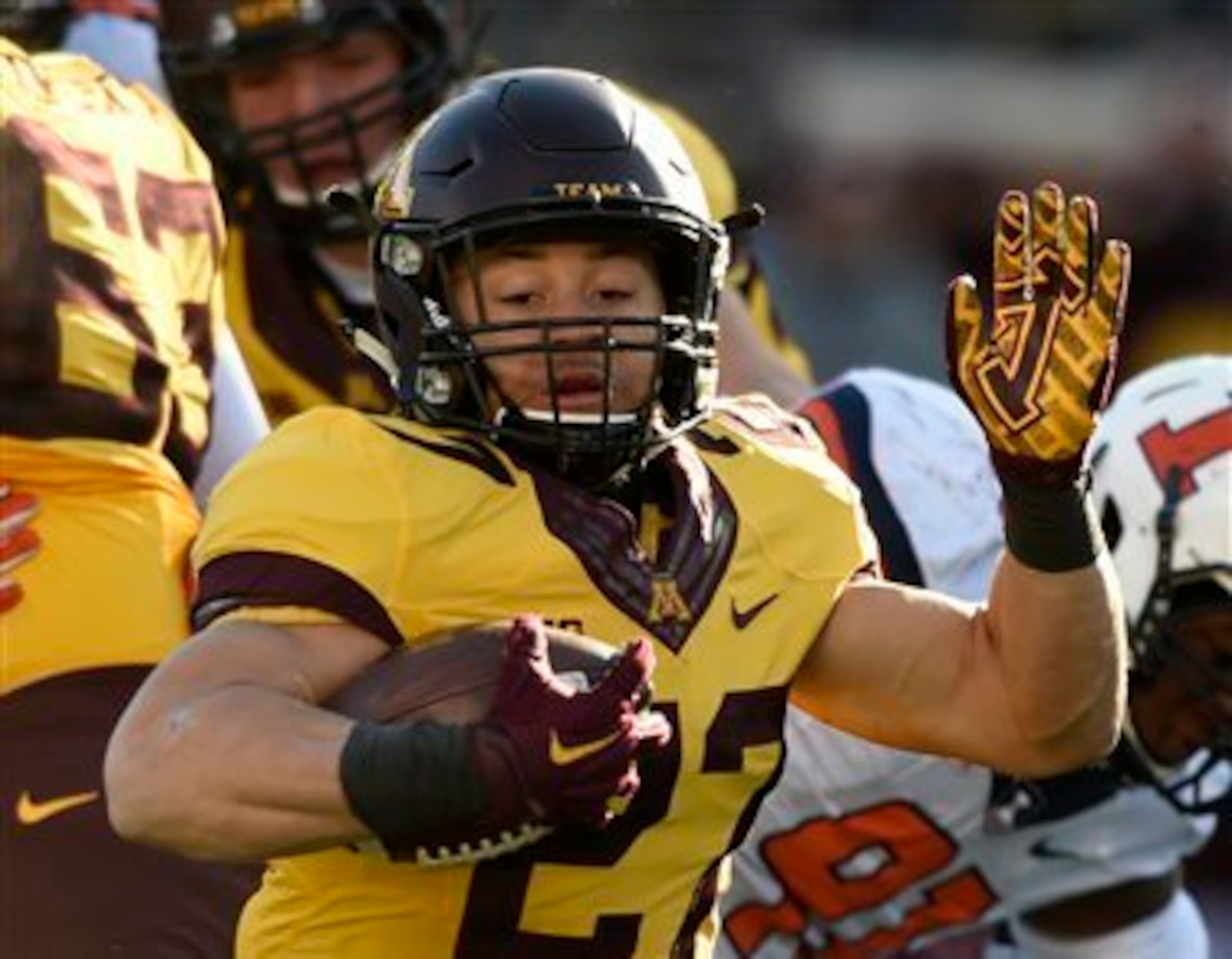 Minnesota RB Shannon Brooks Minnesota RB Shannon Brooks