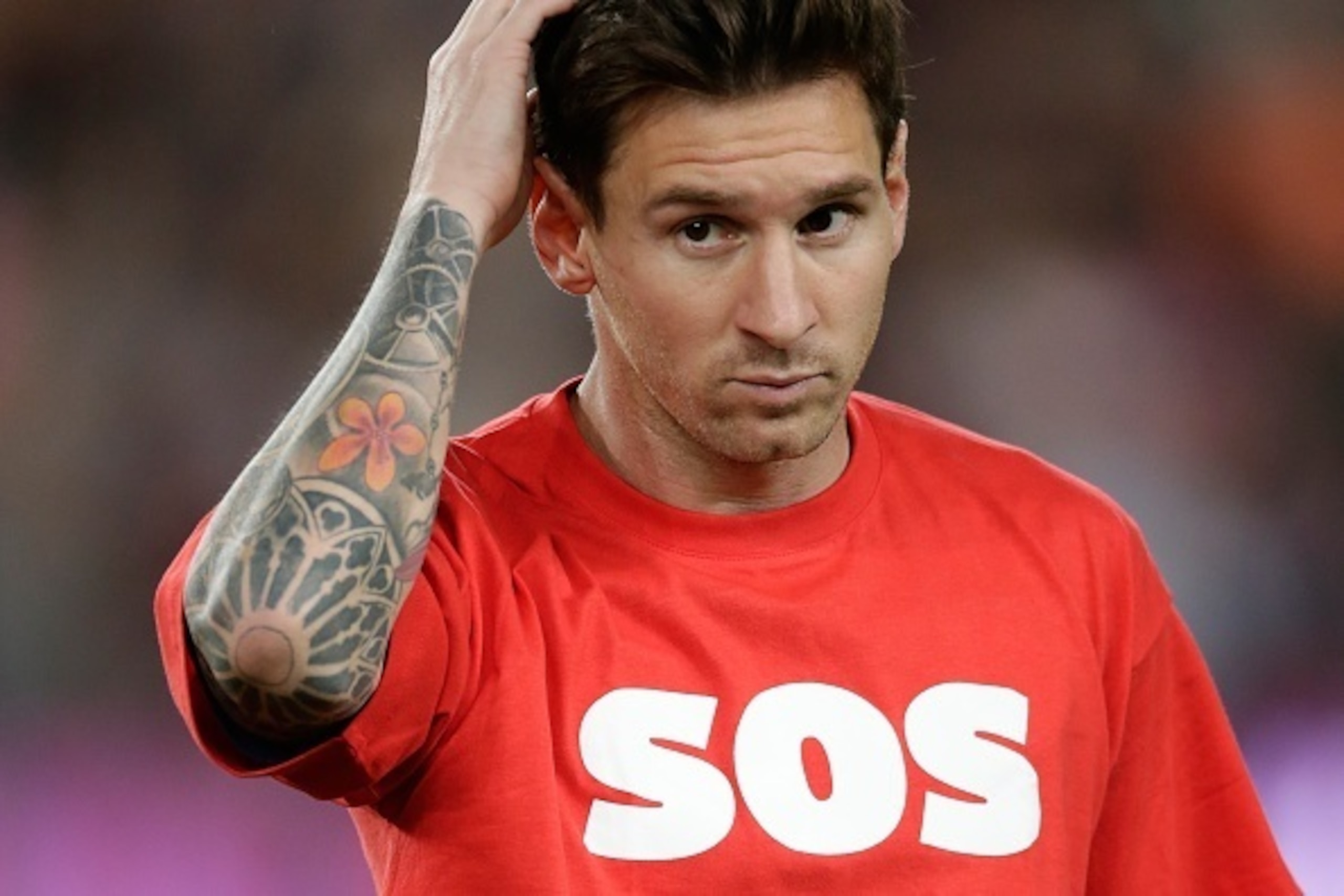 Barcelona's Lionel Messi, linked with the Premier League.