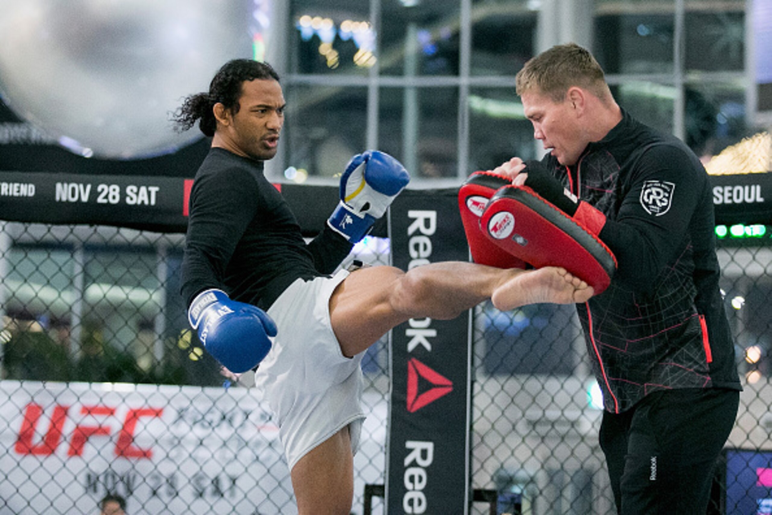 Former lightweight champion Benson Henderson looks to reach the top at 170 pounds.