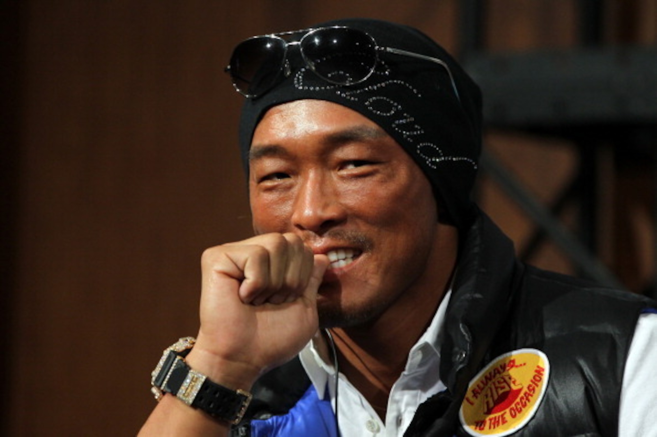 Akiyama is a media personality and a fine fighter.