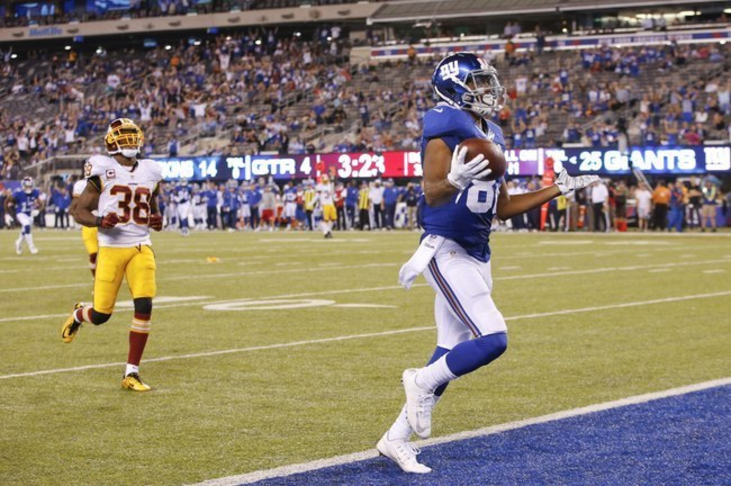 Losing to the Giants could mean the end of Washington's playoff hopes.