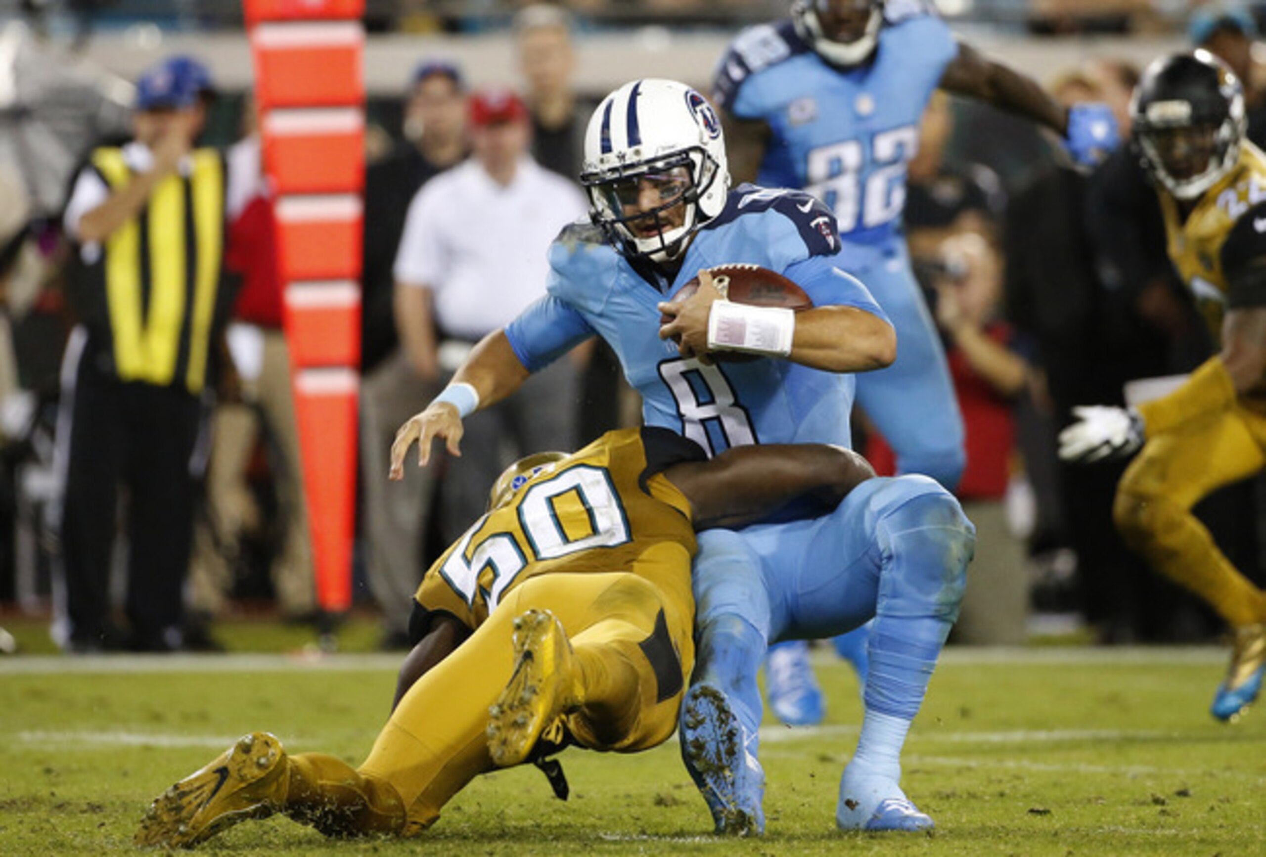 Marcus Mariota didn't have any answers against the Jags.