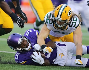 Clay Matthews gobbles up Teddy Bridgewater.