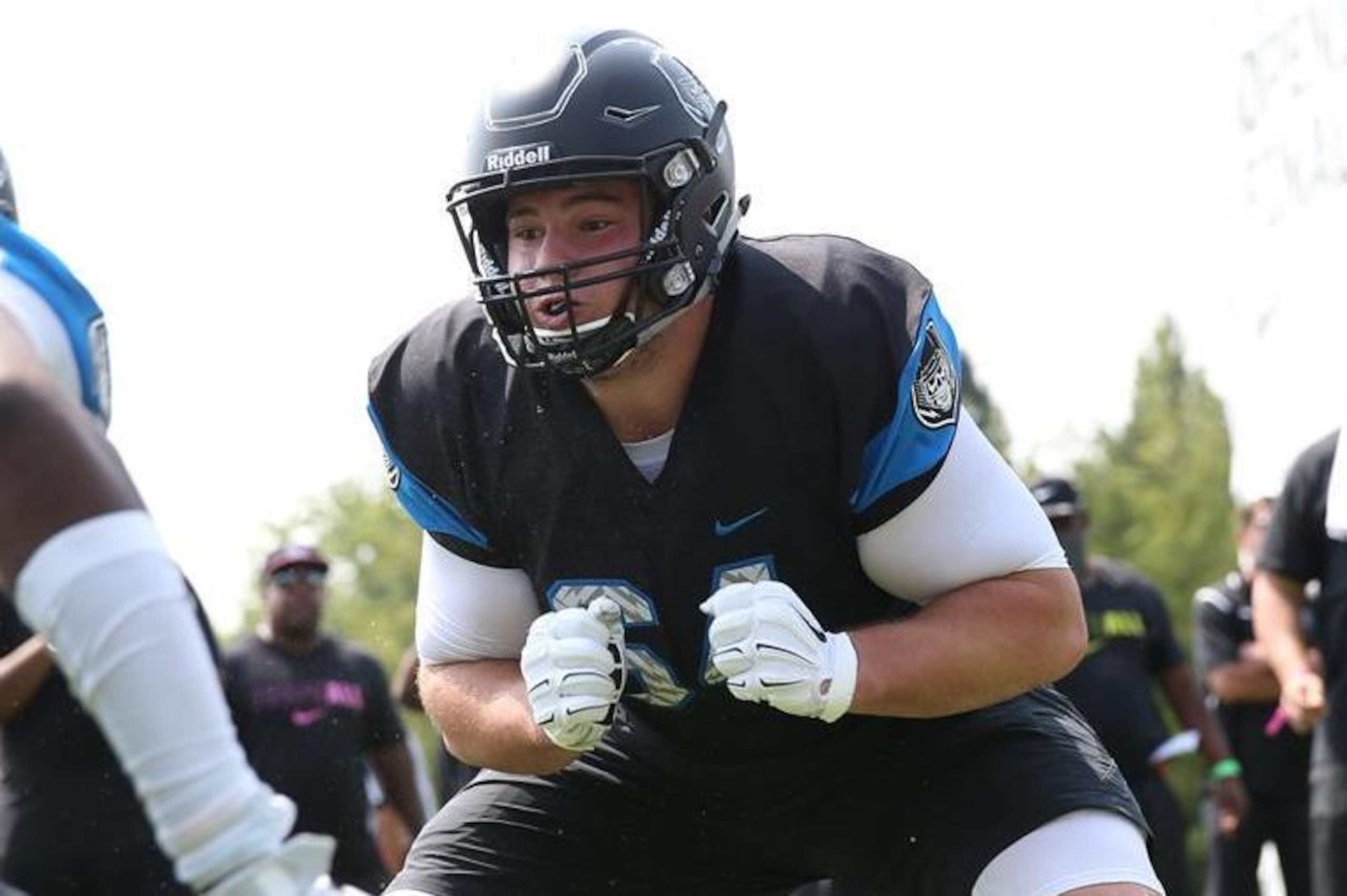 Offensive tackle Landon Dickerso