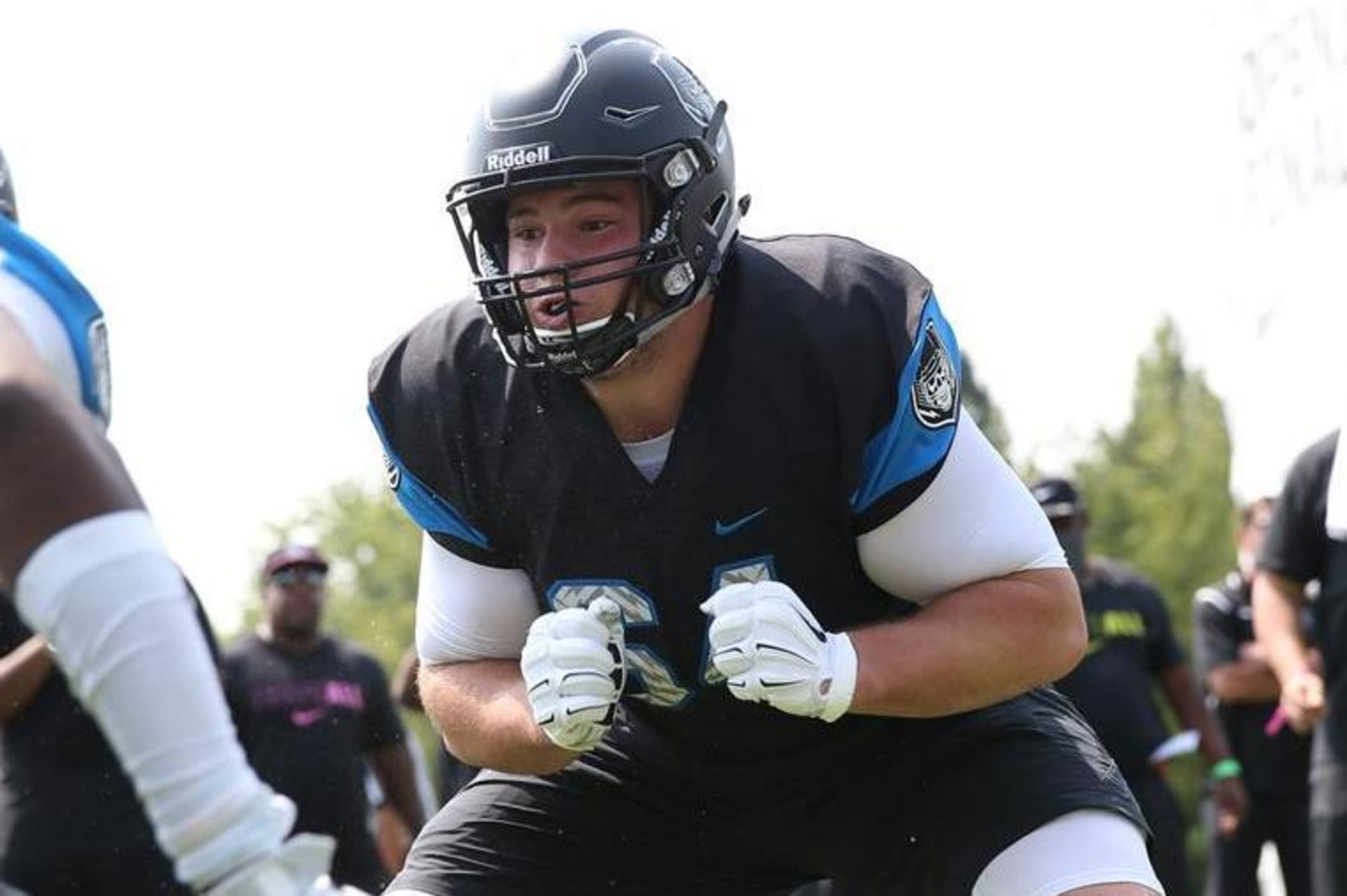Offensive tackle Landon Dickerso