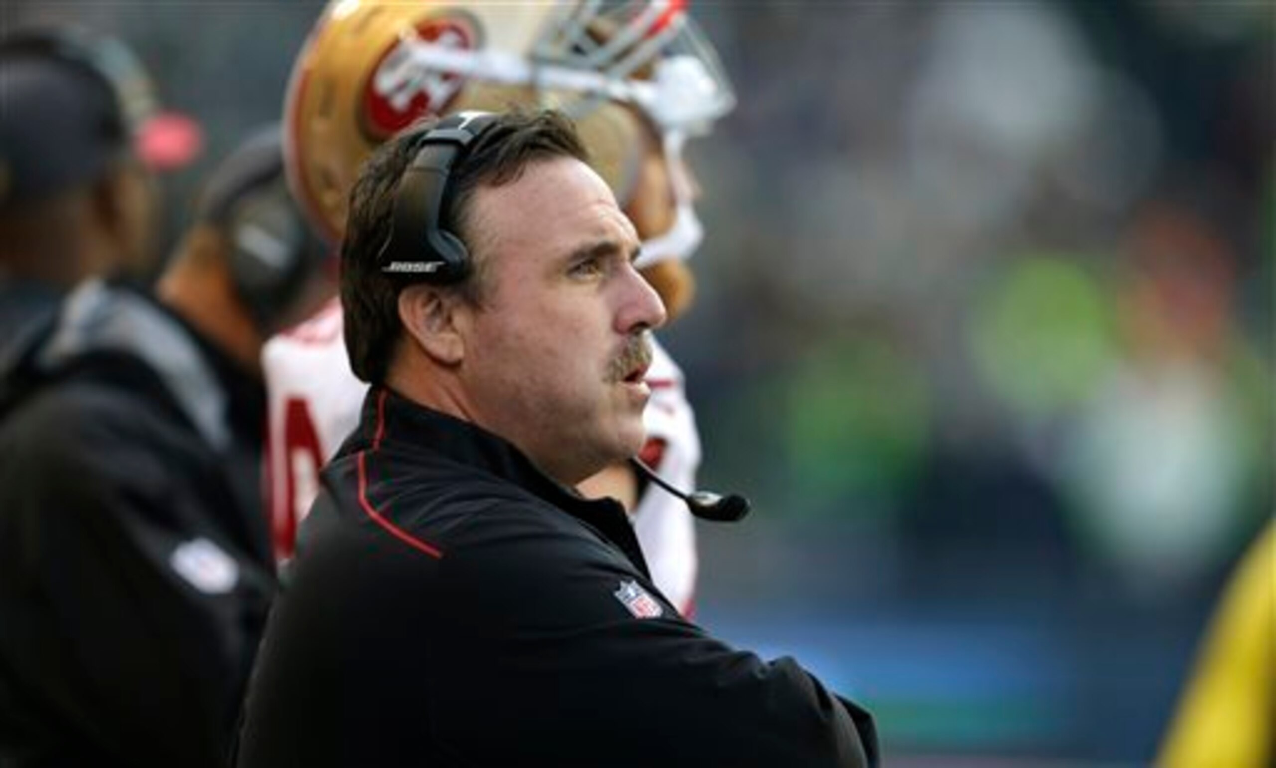 Head coach Jim Tomsula tried to explain his punting decision at the tail end of the fourth quarter.