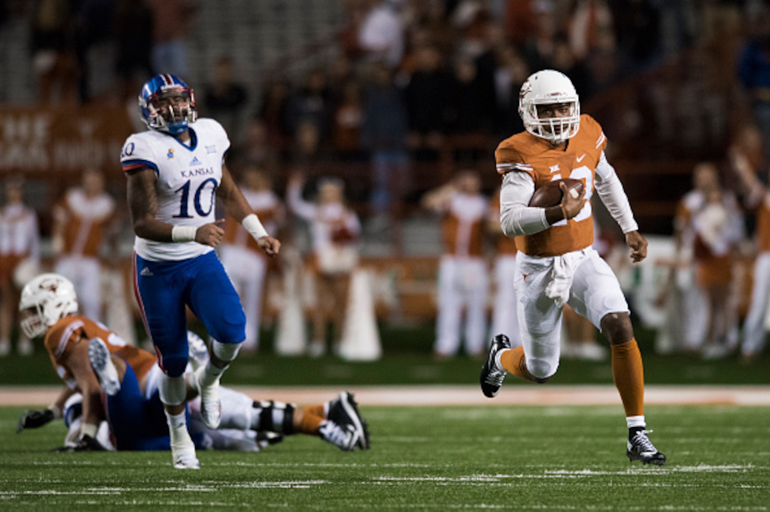 Heard and the Longhorns offense have feasted on defenses like Texas Tech's.