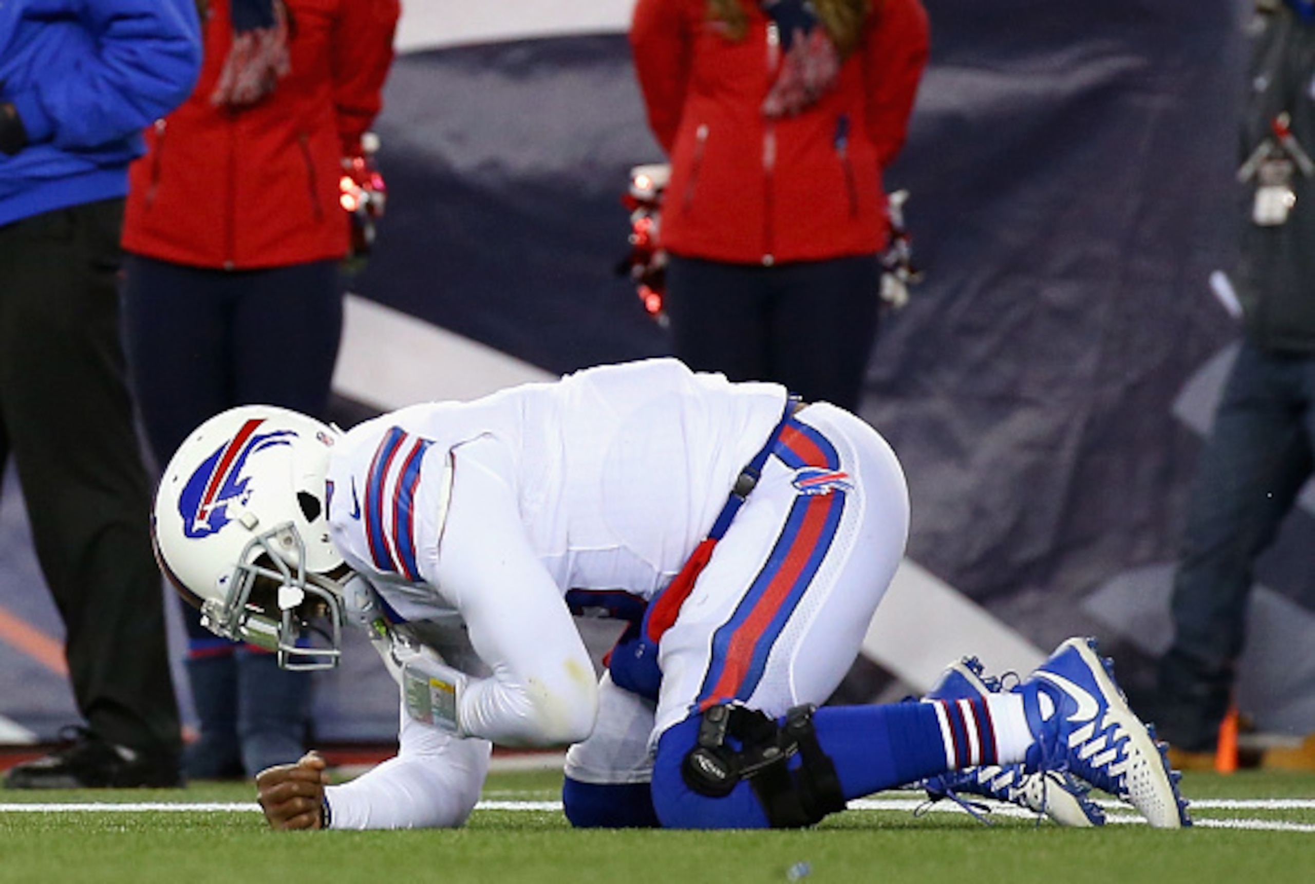 Tyrod Taylor had a game to forget versus New England.