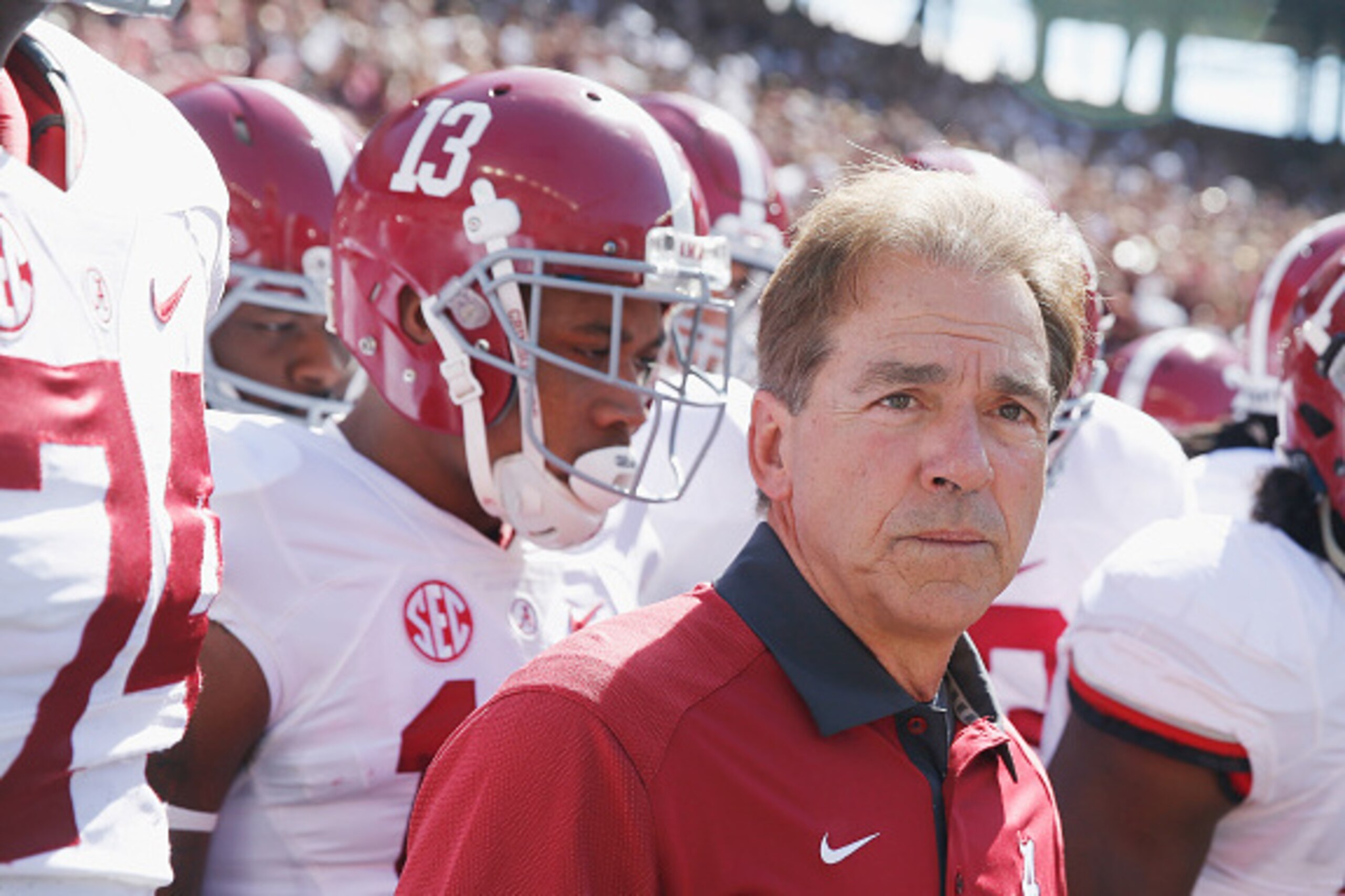 Alabama head coach Nick Saban has the Crimson Tide in contention for another top recruiting class.