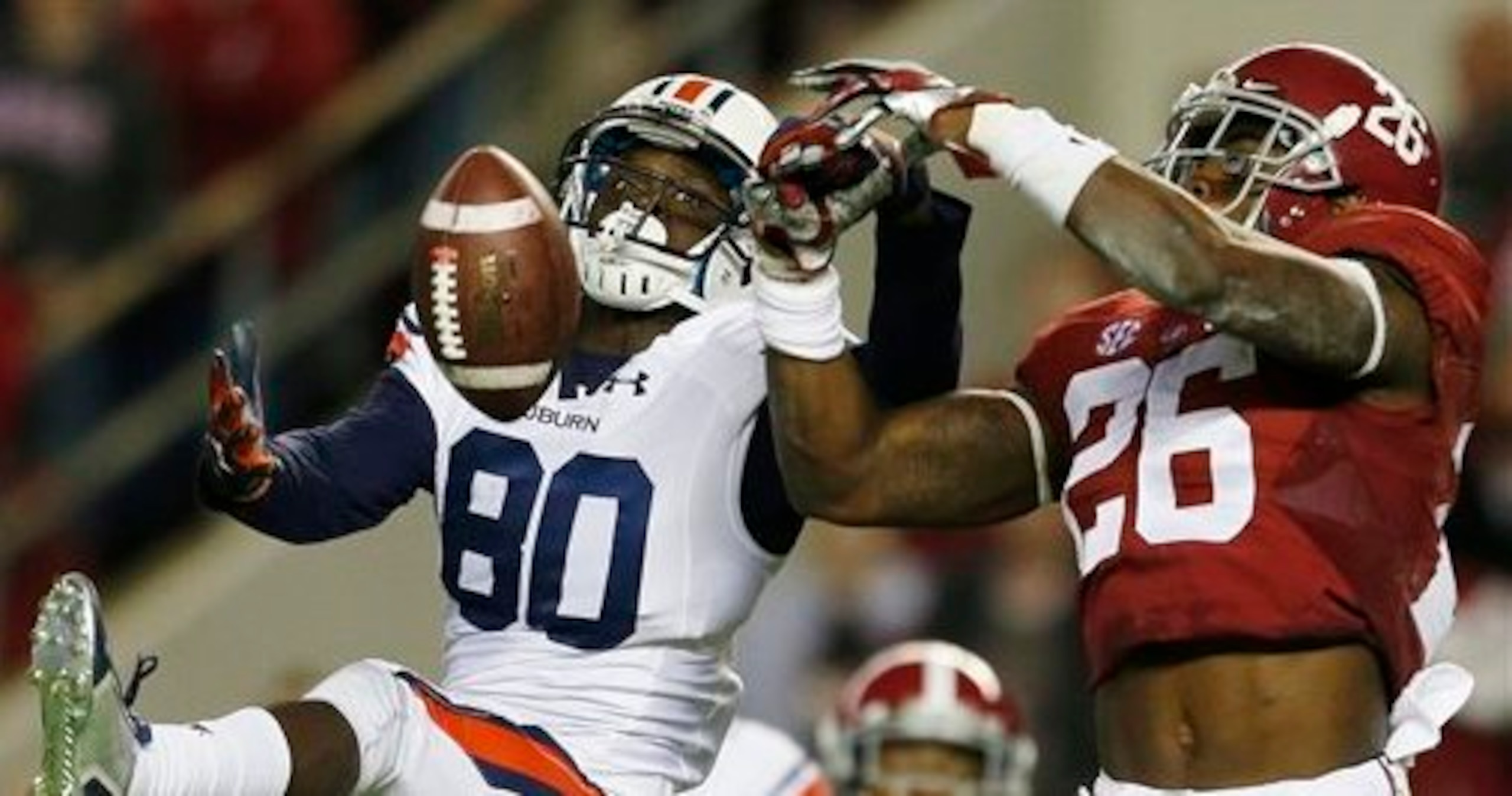 They say you can thrown out the team records when Alabama and Auburn play, and in this case they would be right.
