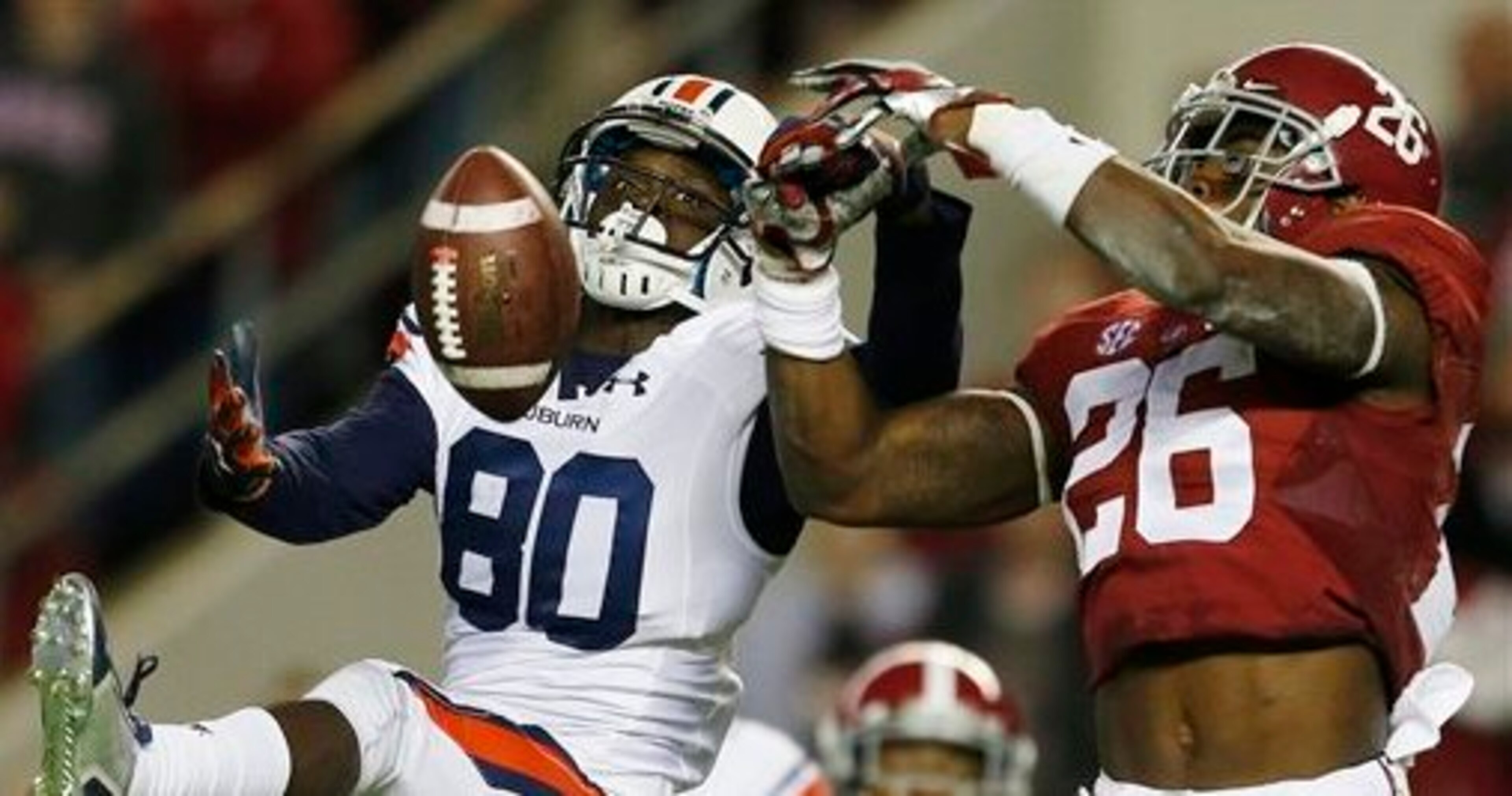 They say you can thrown out the team records when Alabama and Auburn play, and in this case they would be right.