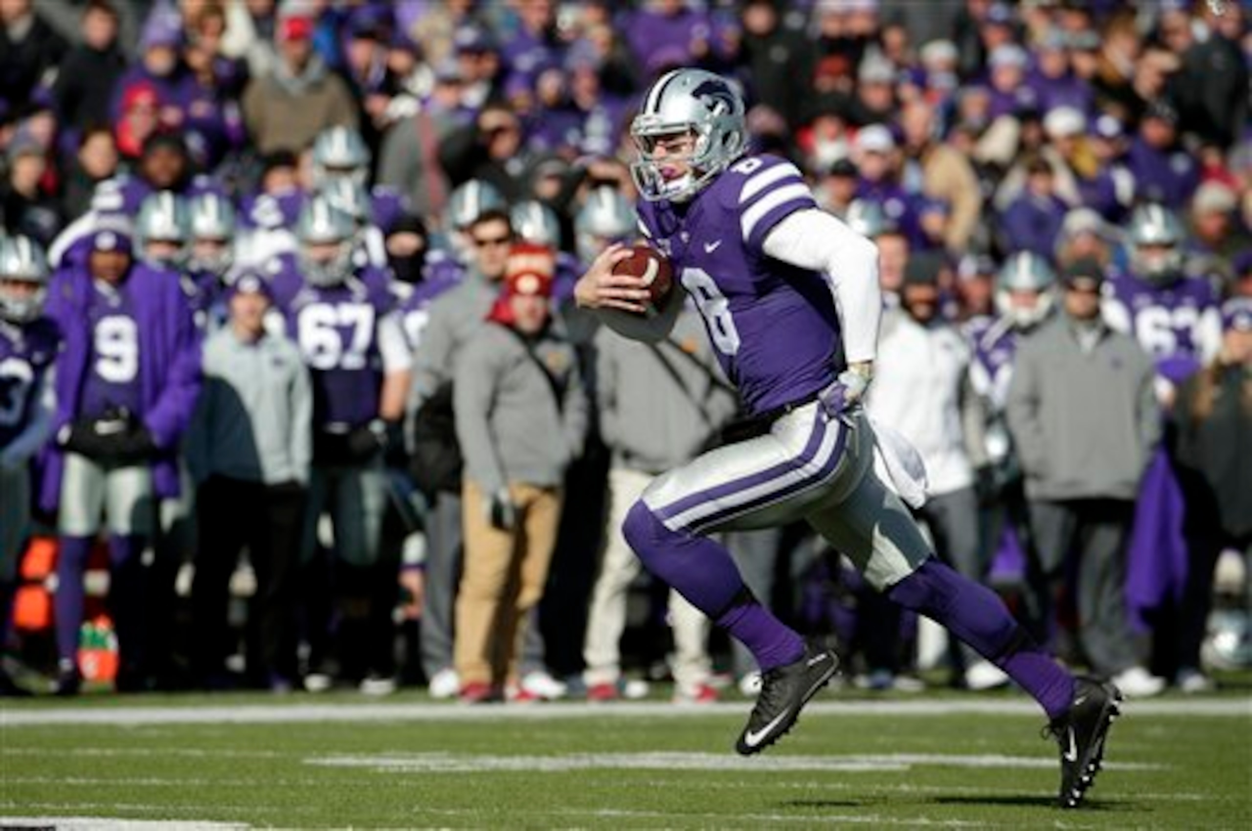 Joe Hubener has been a solid dual threat for Kansas State this season.