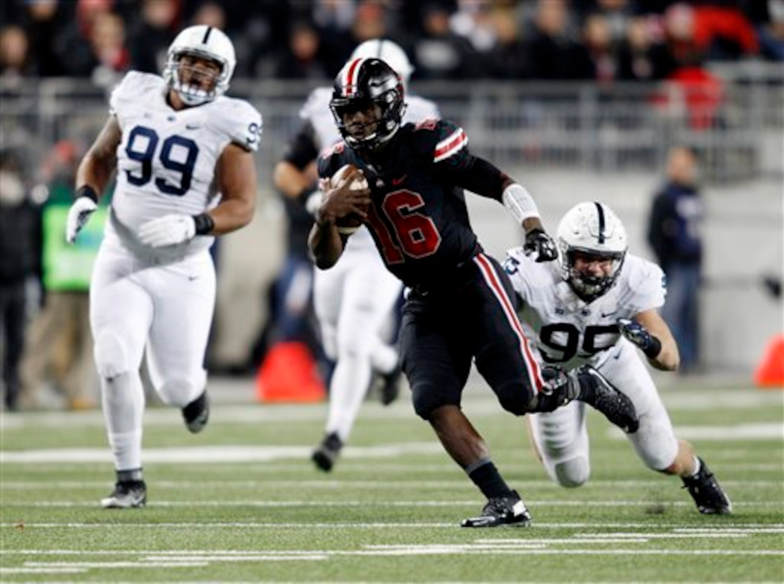 Carl Nassib has made numerous plays for Penn State's defensive line this fall.