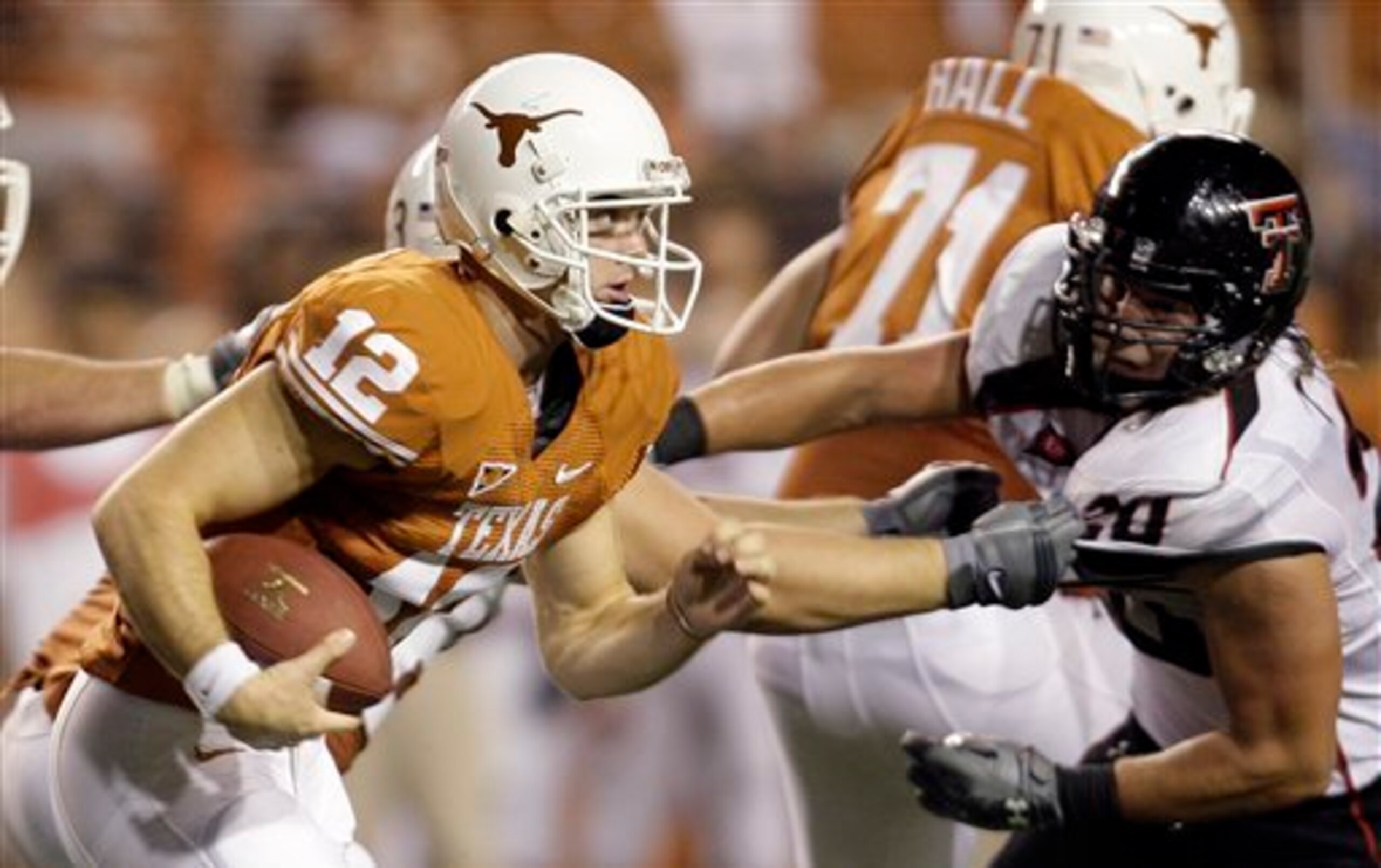 It wasn't pretty, but McCoy got revenge for Texas' crushing loss in Lubbock in 2008. It wasn't pretty, but McCoy got revenge for Texas' crushing loss in Lubbock in 2008.