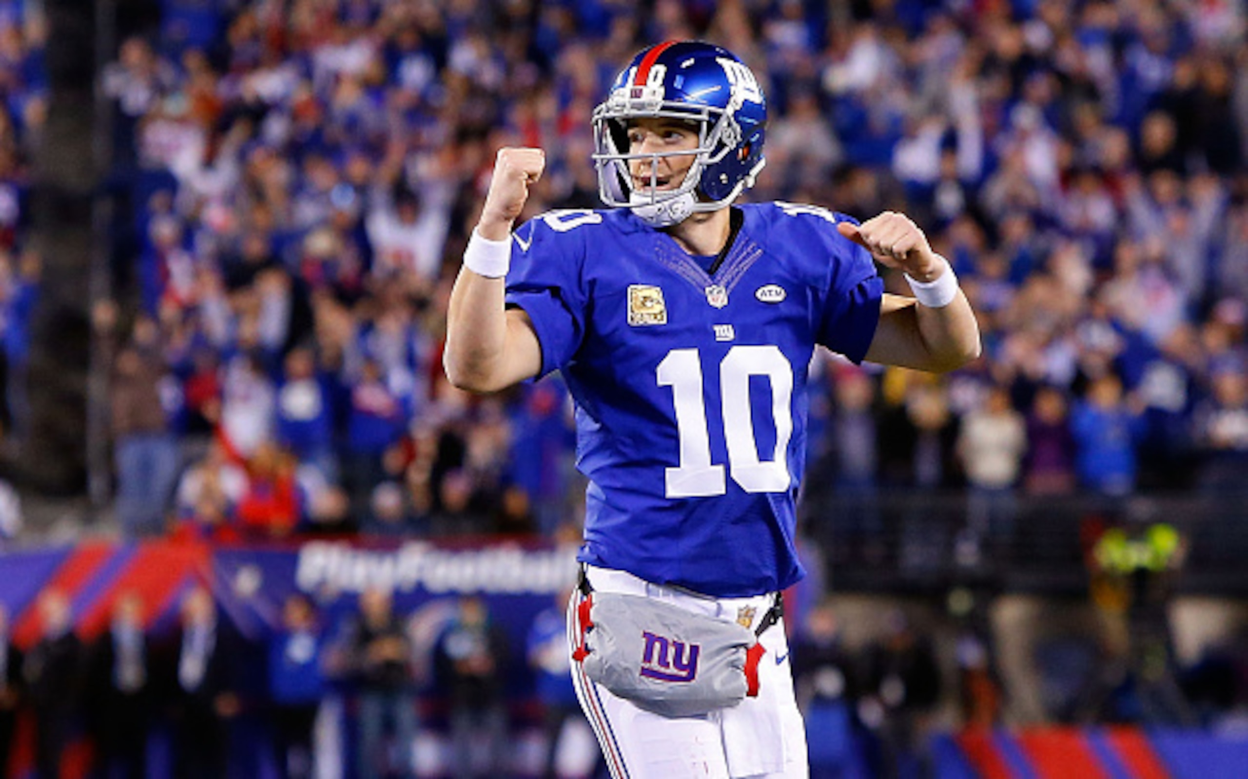 Eli Manning will get the G-Men back in the win column.