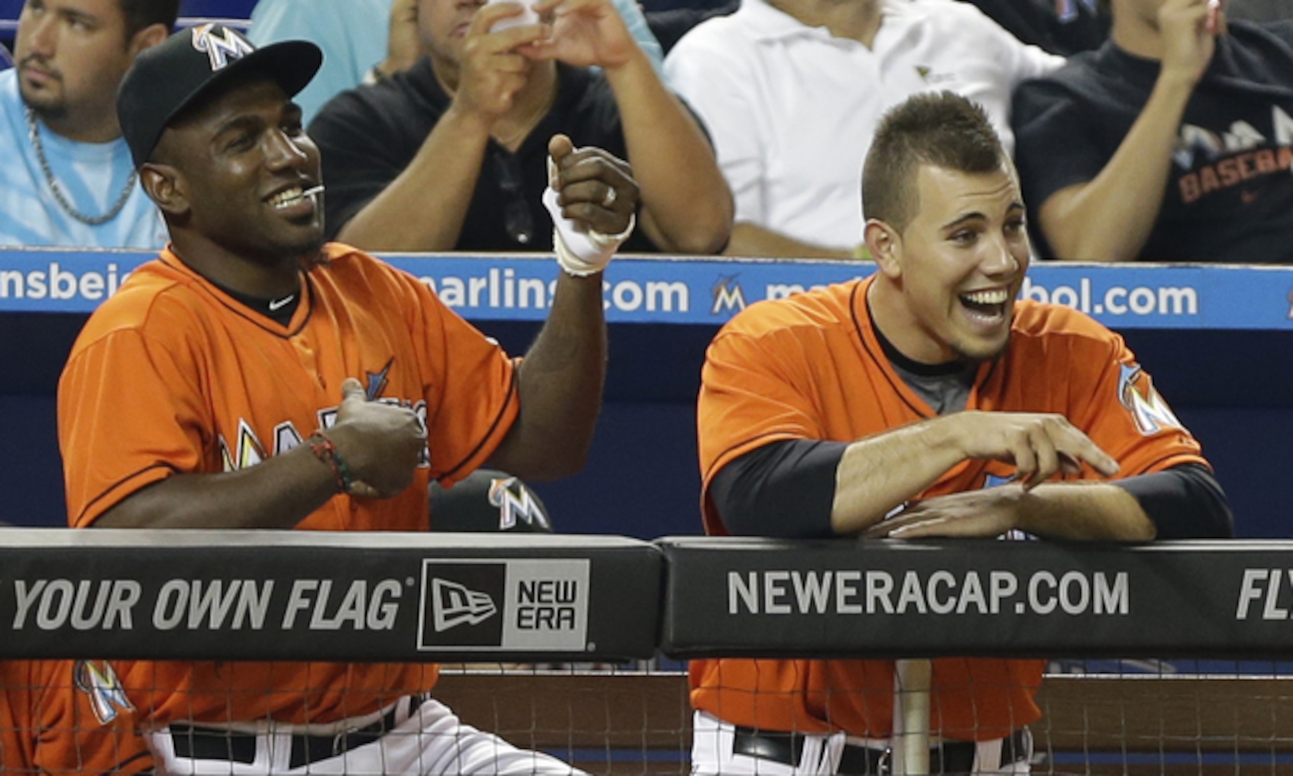 Marcell Ozuna and Jose Fernandez