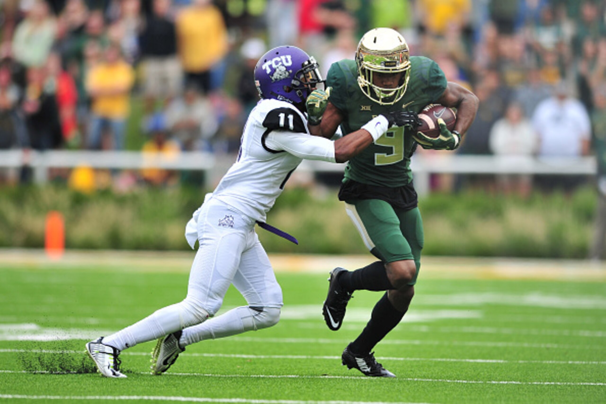 Baylor WR KD Cannon (right) vs. TCU in 2014 Baylor WR KD Cannon (right) vs. TCU in 2014