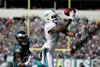 Miami Dolphins wideout Jarvis Landry features some of Week 12's rising stock.