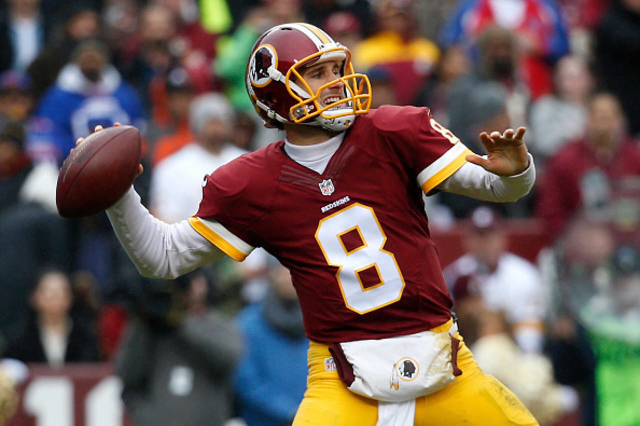 Kirk Cousins threw for over 300 yards on the afternoon.