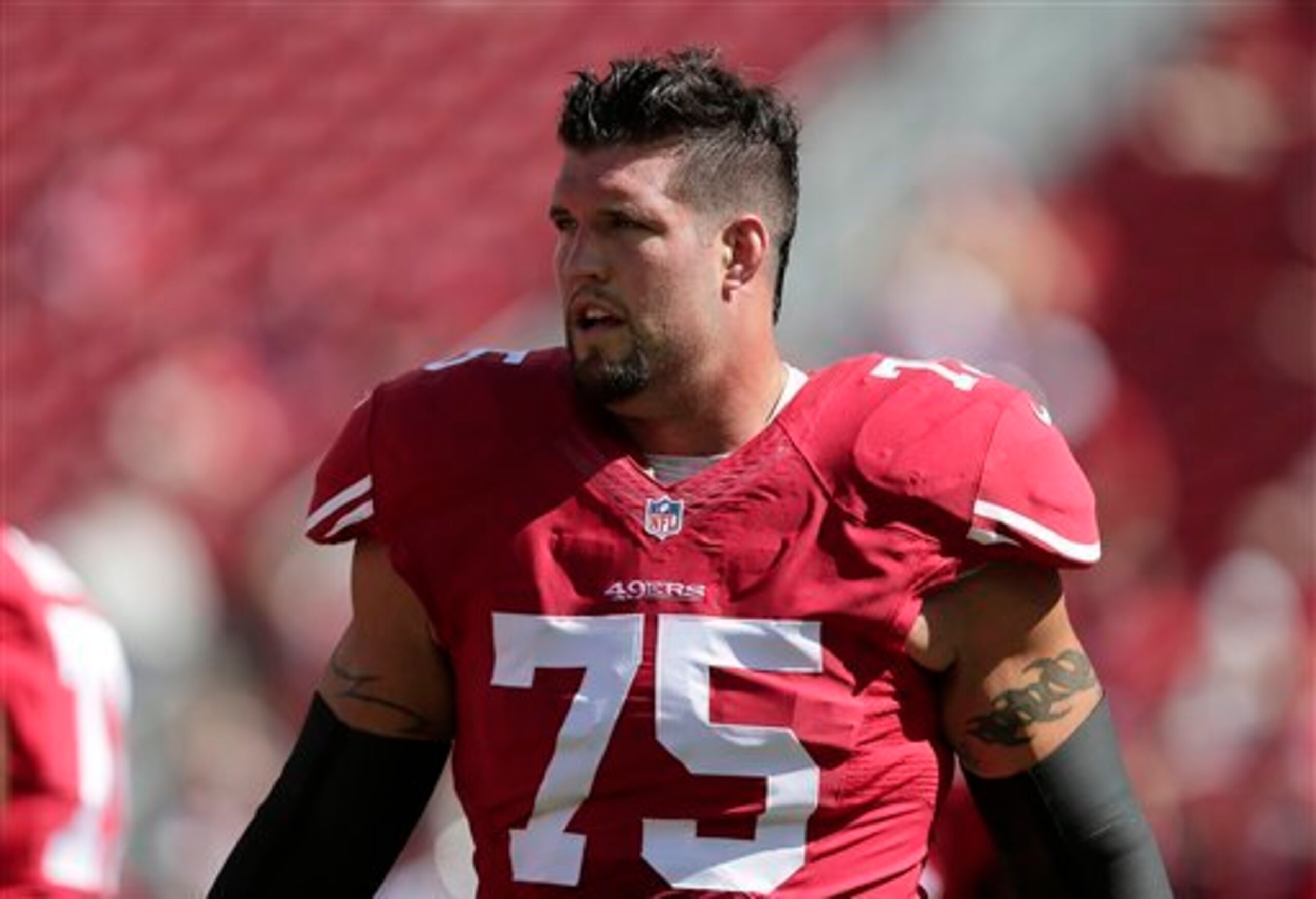 Offensive guard Alex Boone doesn't appear concerned about a fine following his comments about the referees.